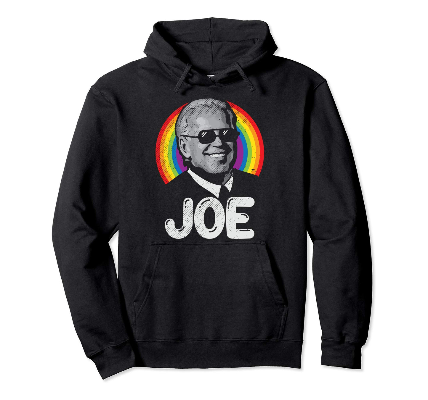 Joe Biden 2020 Sunglasses Rainbow Hoodie - Aesthetic Graphic for Adults - T-Shirt, Sweatshirt, Hoodie