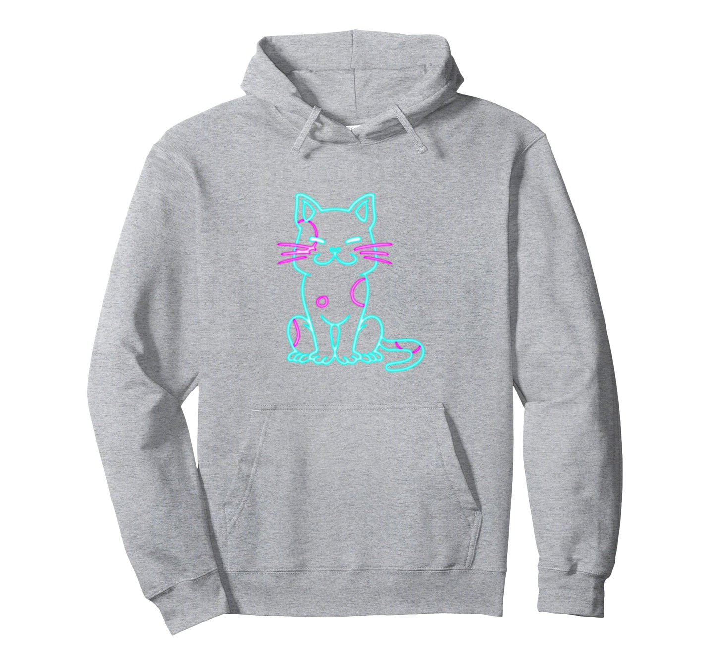 Vaporwave Kawaii Anime Cat Indie Hoodie - Trendy Graphic Men Women - T-Shirt, Sweatshirt, Hoodie