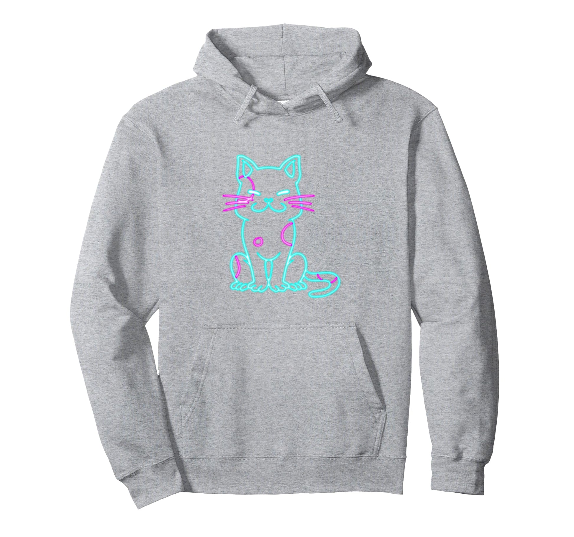 Vaporwave Kawaii Anime Cat Indie Hoodie - Trendy Graphic Men Women - T-Shirt, Sweatshirt, Hoodie