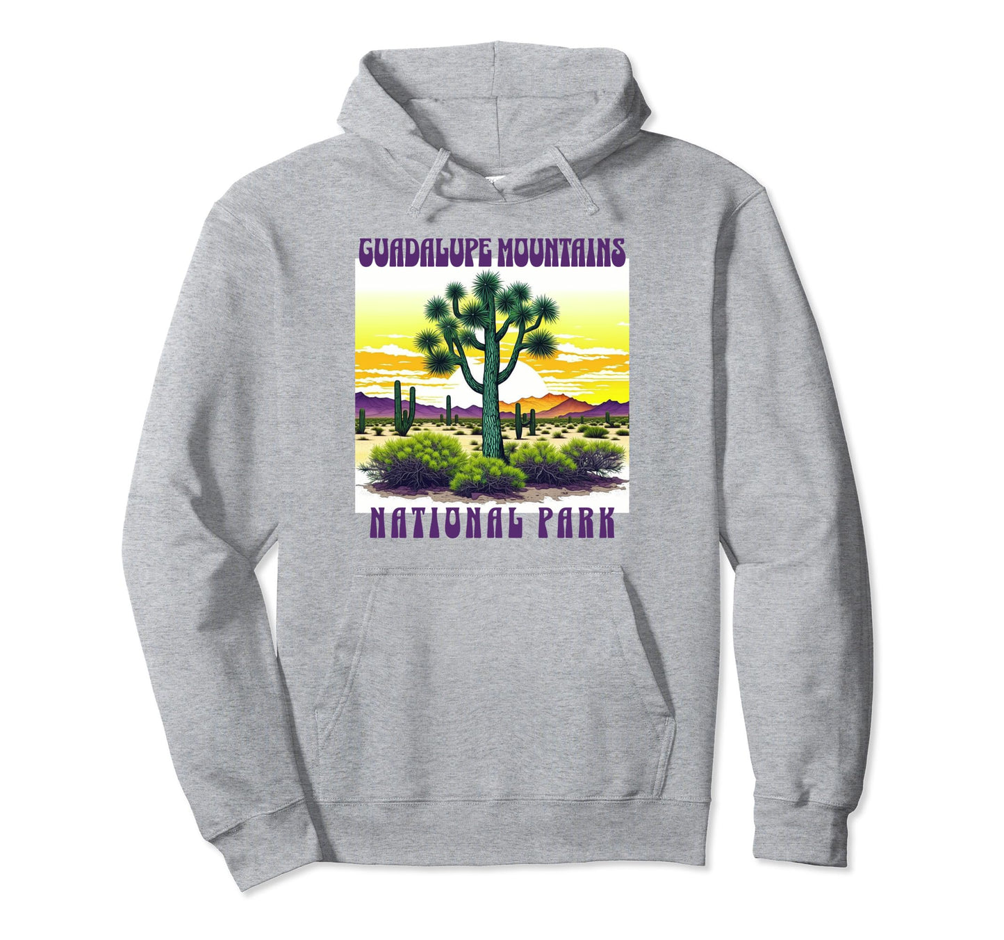 Guadalupe Mountains National Park Hoodie - Graphic Print for Adults - T-Shirt, Sweatshirt, Hoodie