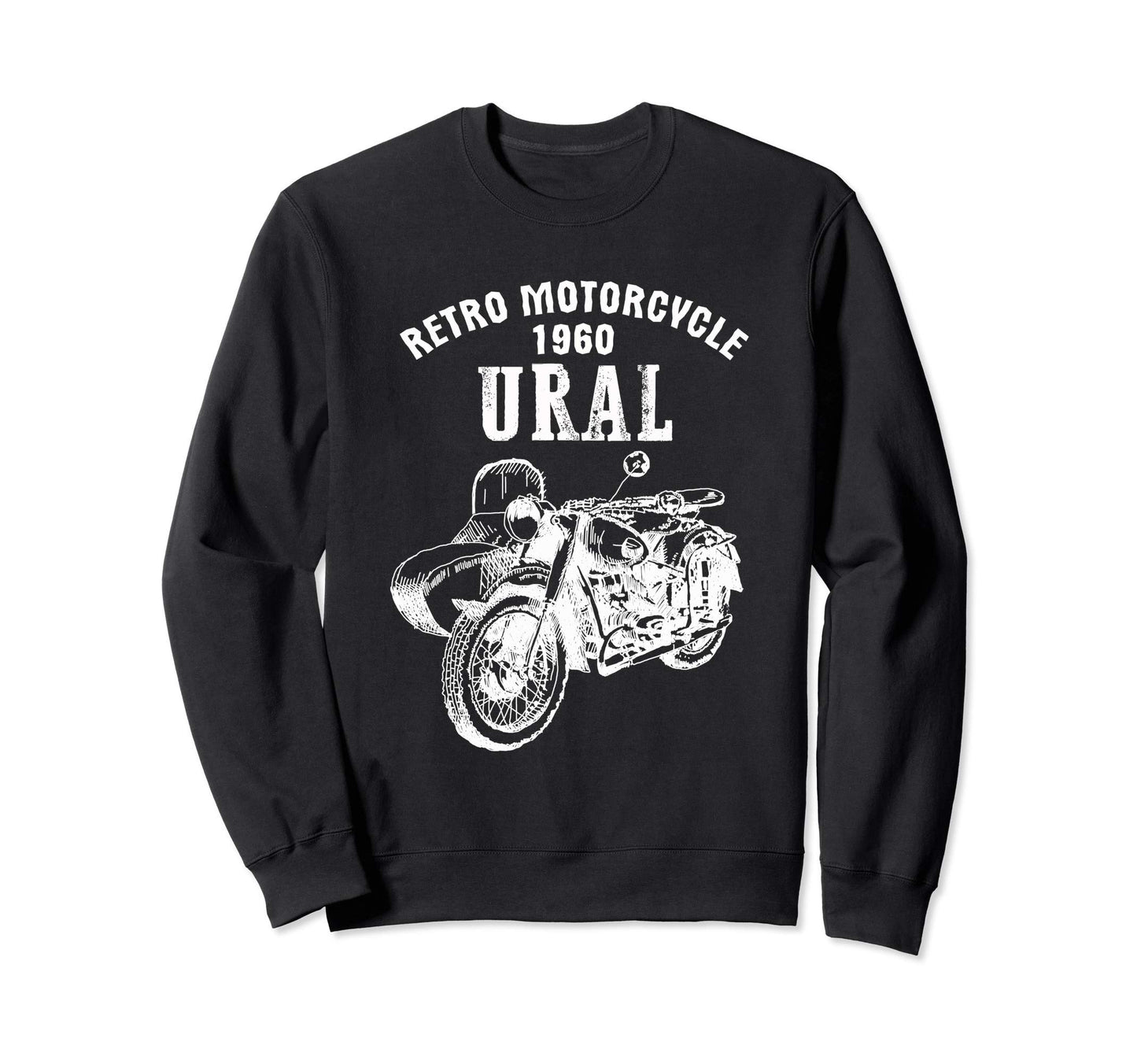 Motorcycle Ural Sidecar Motorbike Sweatshirt - Unique Graphic Men Women - T-Shirt, Sweatshirt, Hoodie