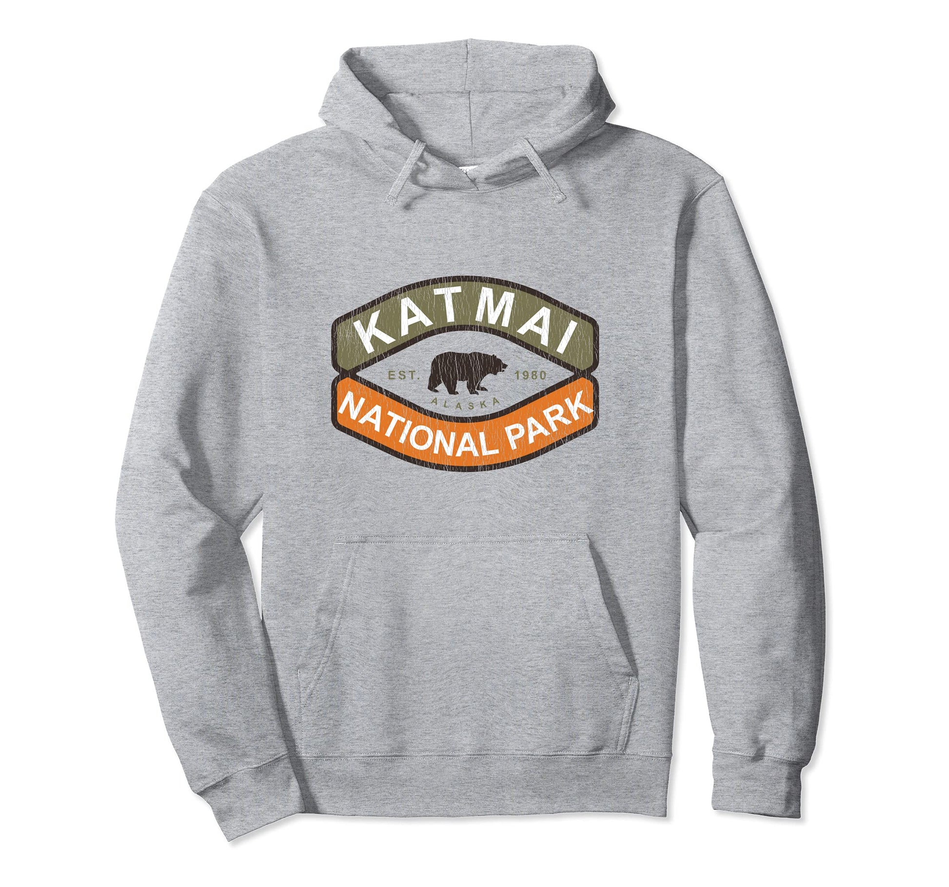 Katmai National Park Alaska Bear Hoodie - Streetwear Style Unisex - T-Shirt, Sweatshirt, Hoodie