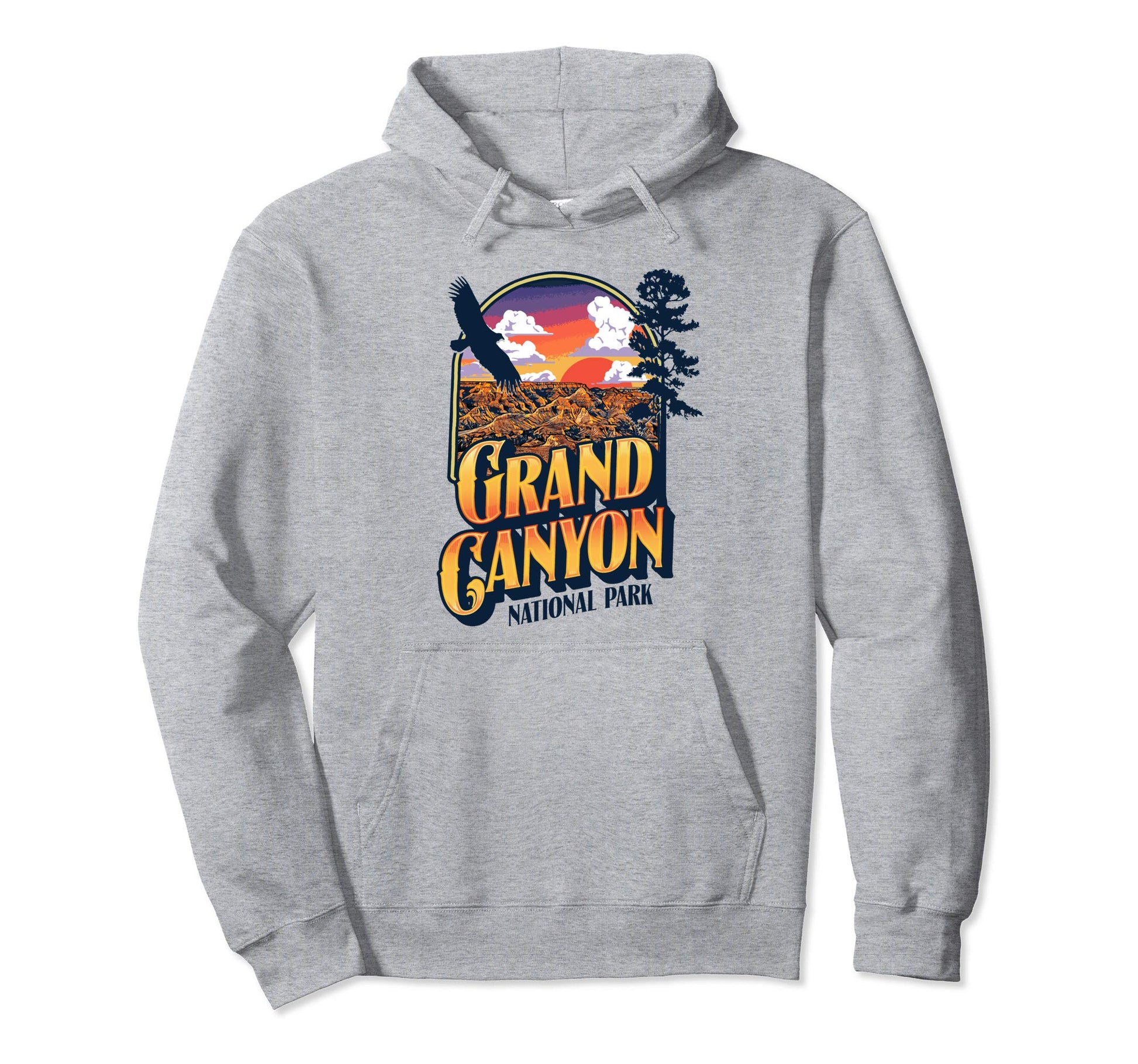 Grand Canyon National Park California Hoodie - Streetwear Style for Adults - T-Shirt, Sweatshirt, Hoodie