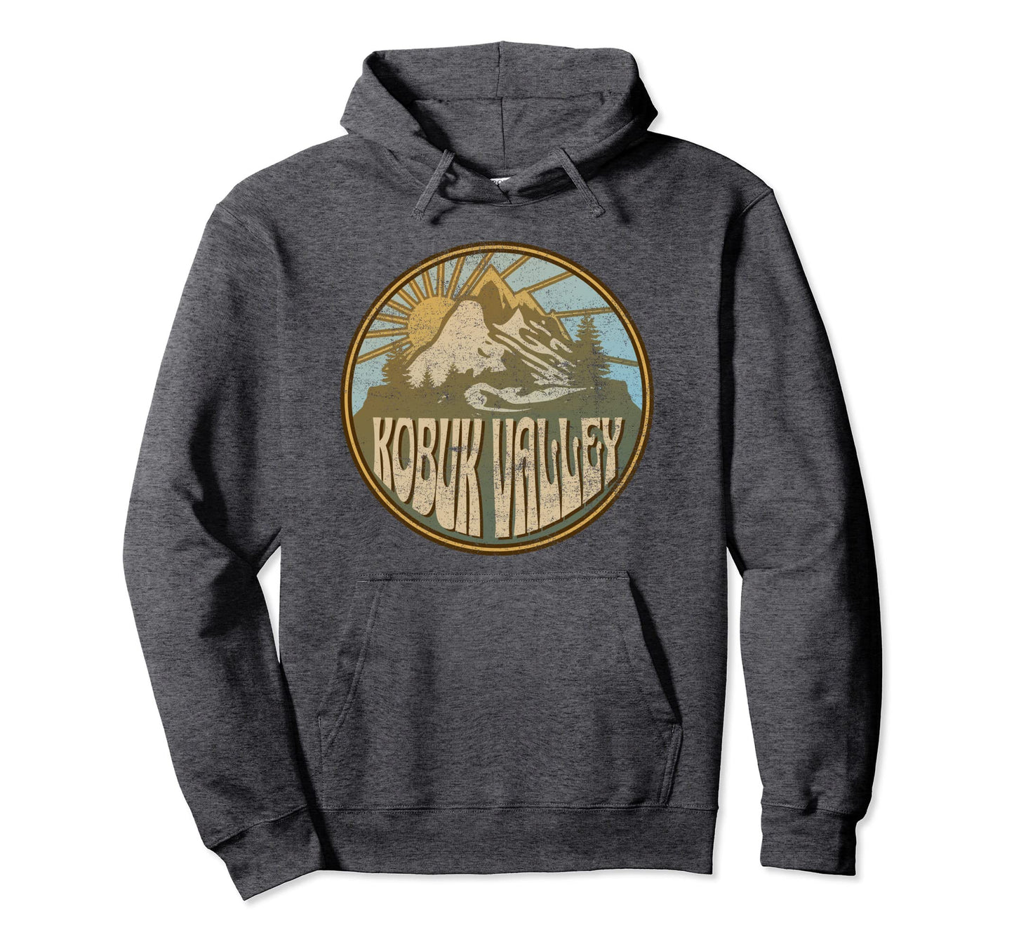Kobuk Valley Alaska Nature Mountains Hoodie - Minimalist Print Men Women - T-Shirt, Sweatshirt, Hoodie