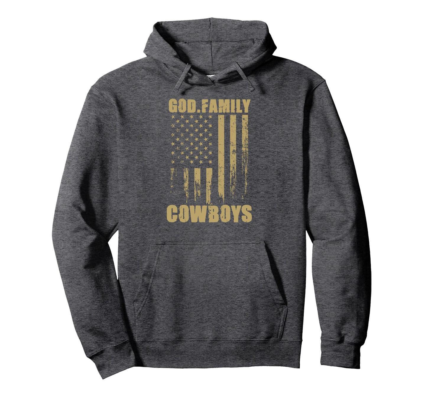 West Cowboys God Family Usa Flag Hoodie - Custom Art Print Unisex - T-Shirt, Sweatshirt, Hoodie