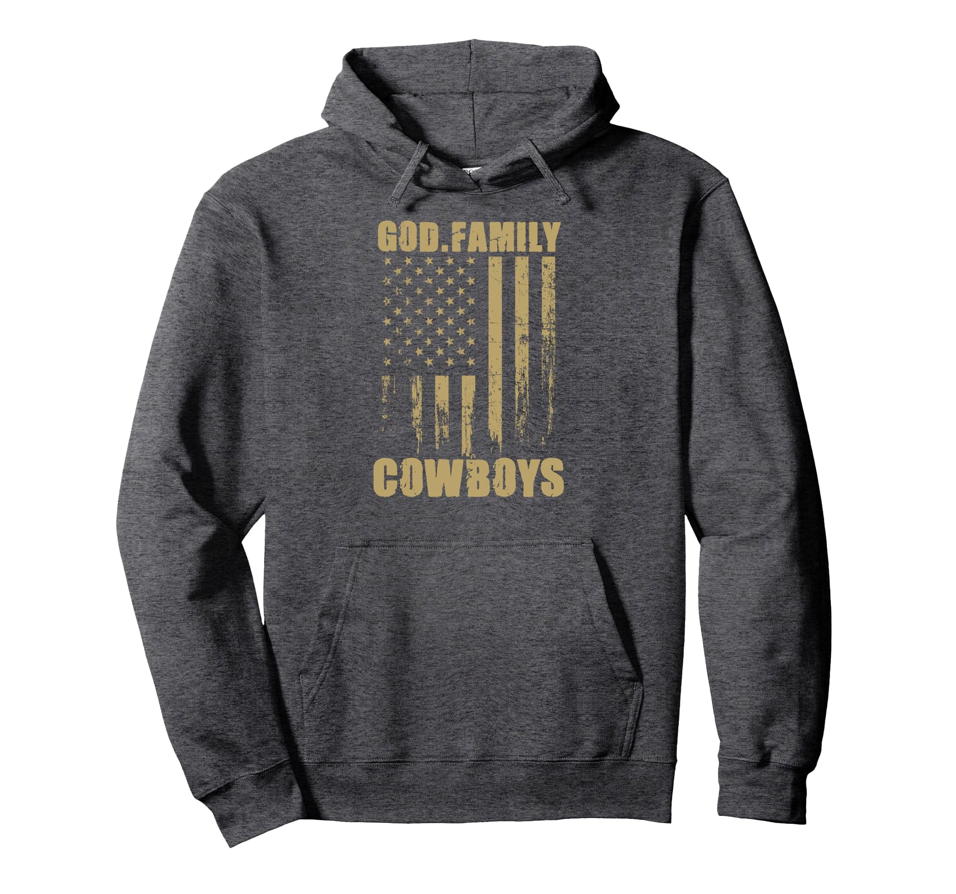West Cowboys God Family Usa Flag Hoodie - Custom Art Print Unisex - T-Shirt, Sweatshirt, Hoodie