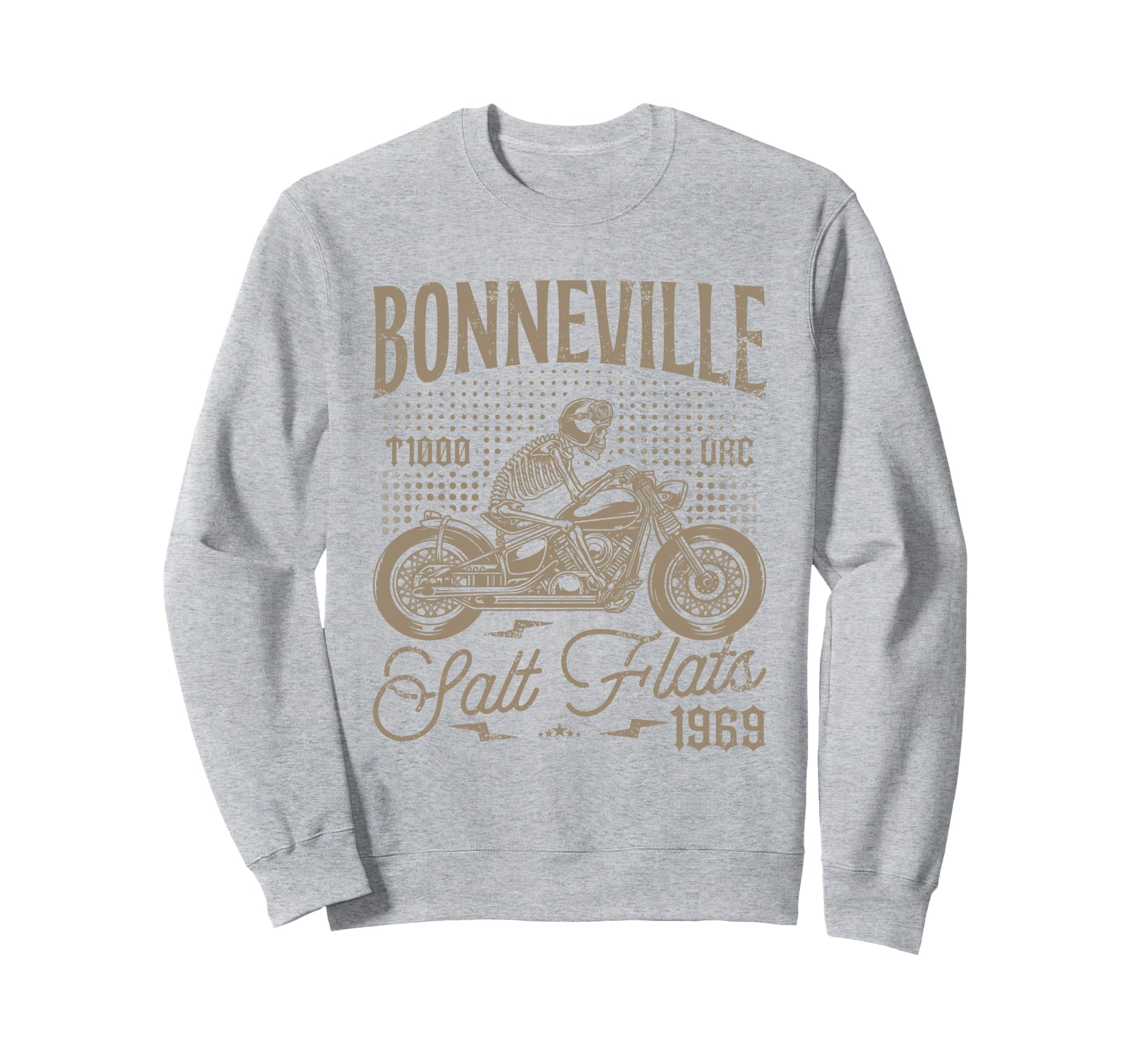 Bonneville Salt Flats Motorcycle Sweatshirt - Custom Art Print Men Women - T-Shirt, Sweatshirt, Hoodie