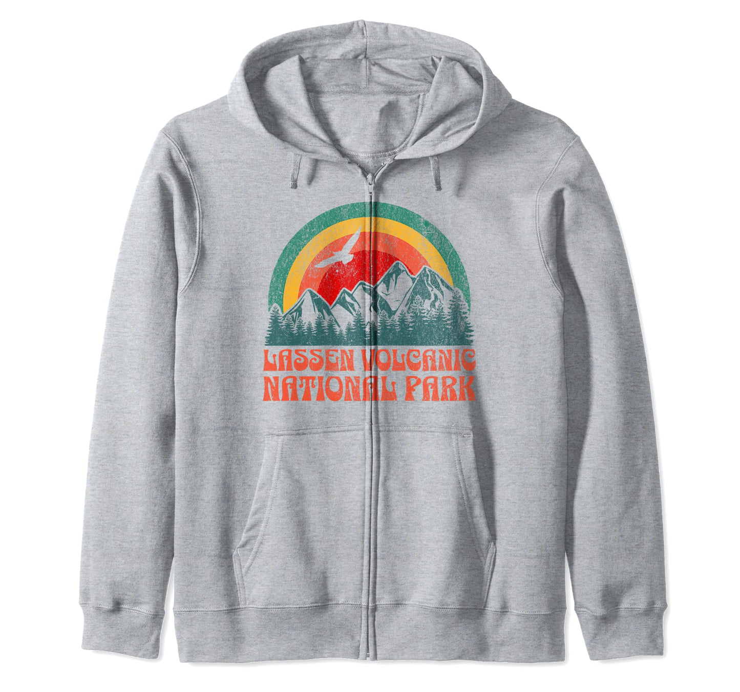 Lassen Volcanic National Park Hoodie - Novelty Apparel for Adults - T-Shirt, Sweatshirt, Hoodie