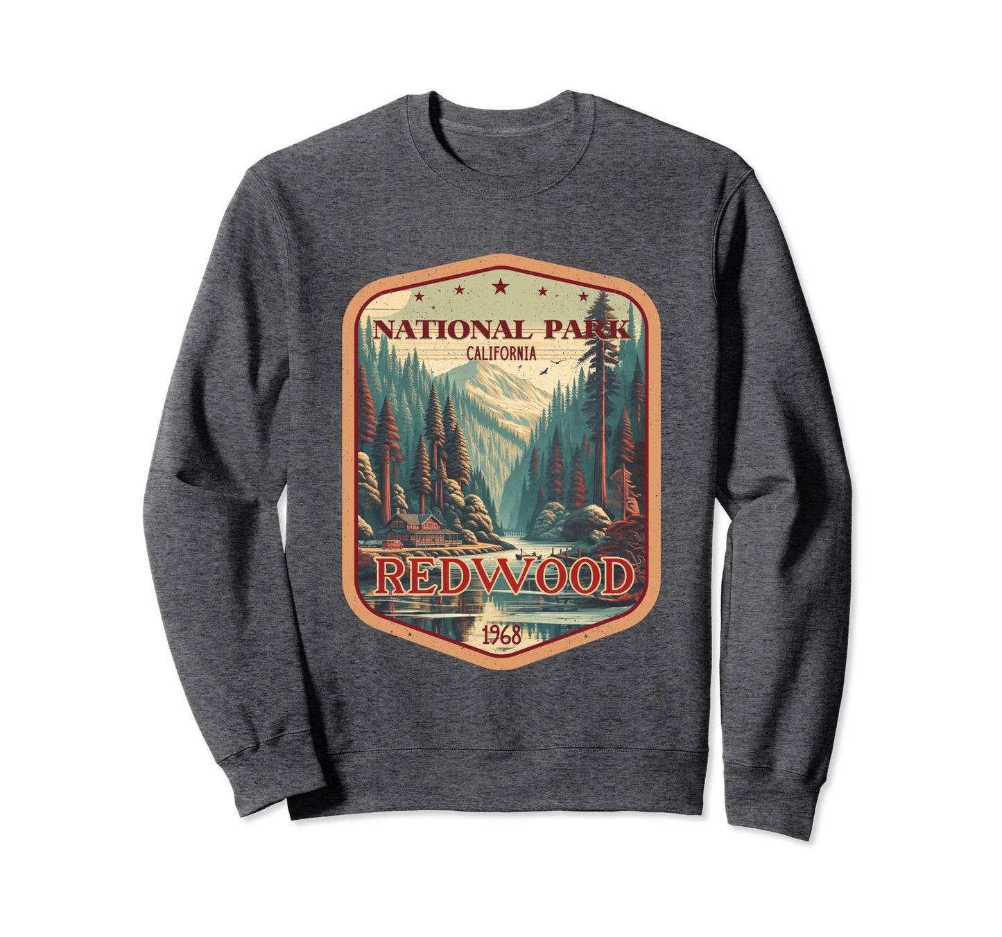 Redwood National And State Parks Sweatshirt - Aesthetic Graphic Men Women - T-Shirt, Sweatshirt, Hoodie