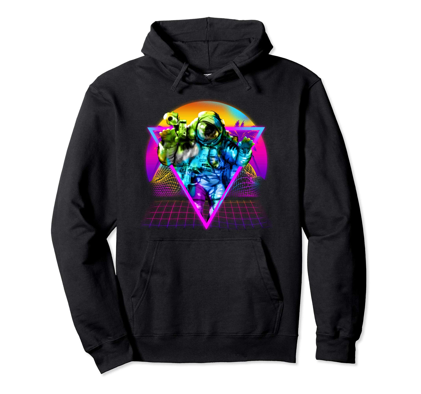 Astronaut 80S Aesthetic Vaporwave Hoodie - Minimalist Print Unisex - T-Shirt, Sweatshirt, Hoodie