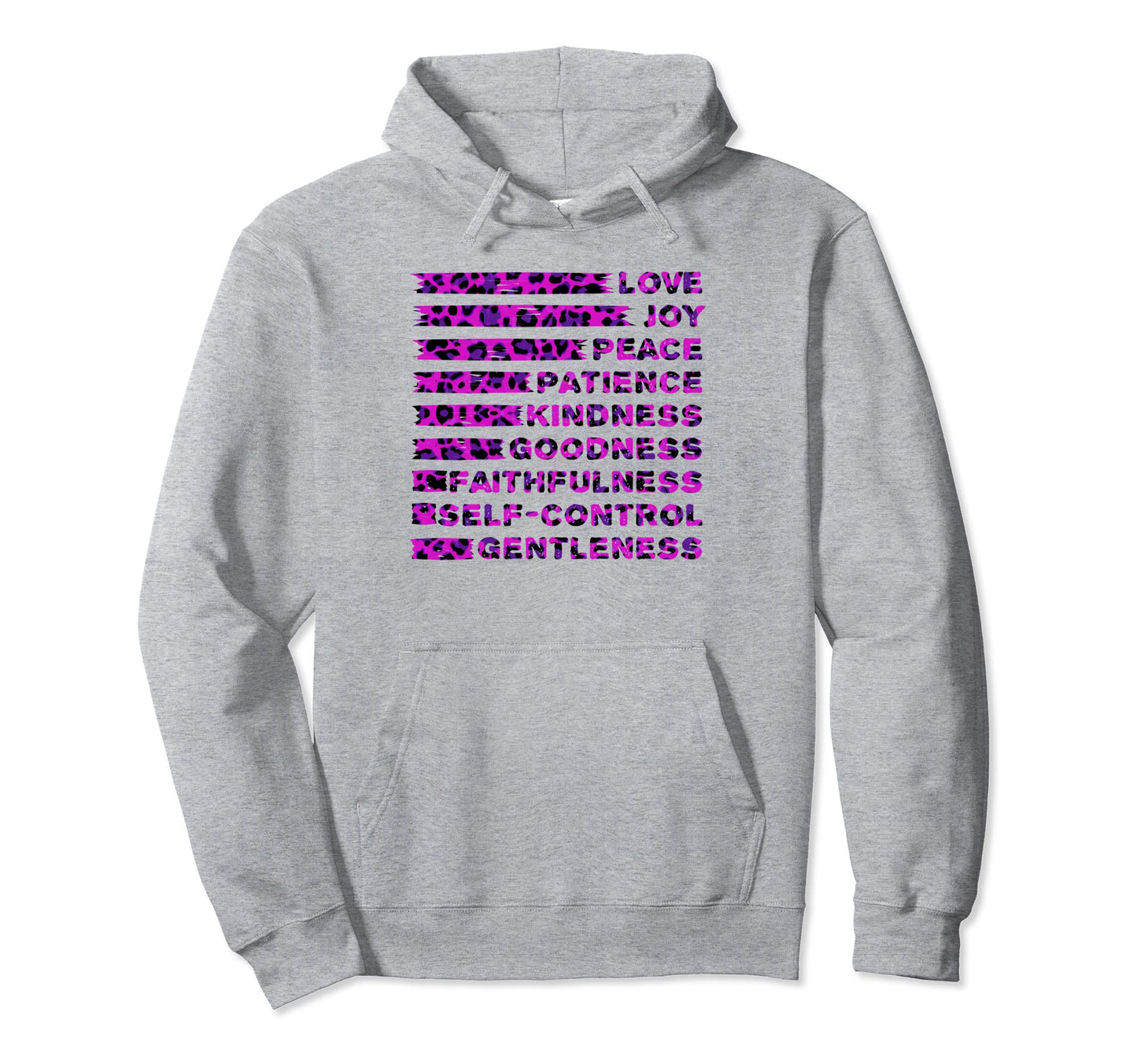 Fruit Spirit Christian Bible Verse Love Hoodie - Graphic Print for Adults - T-Shirt, Sweatshirt, Hoodie