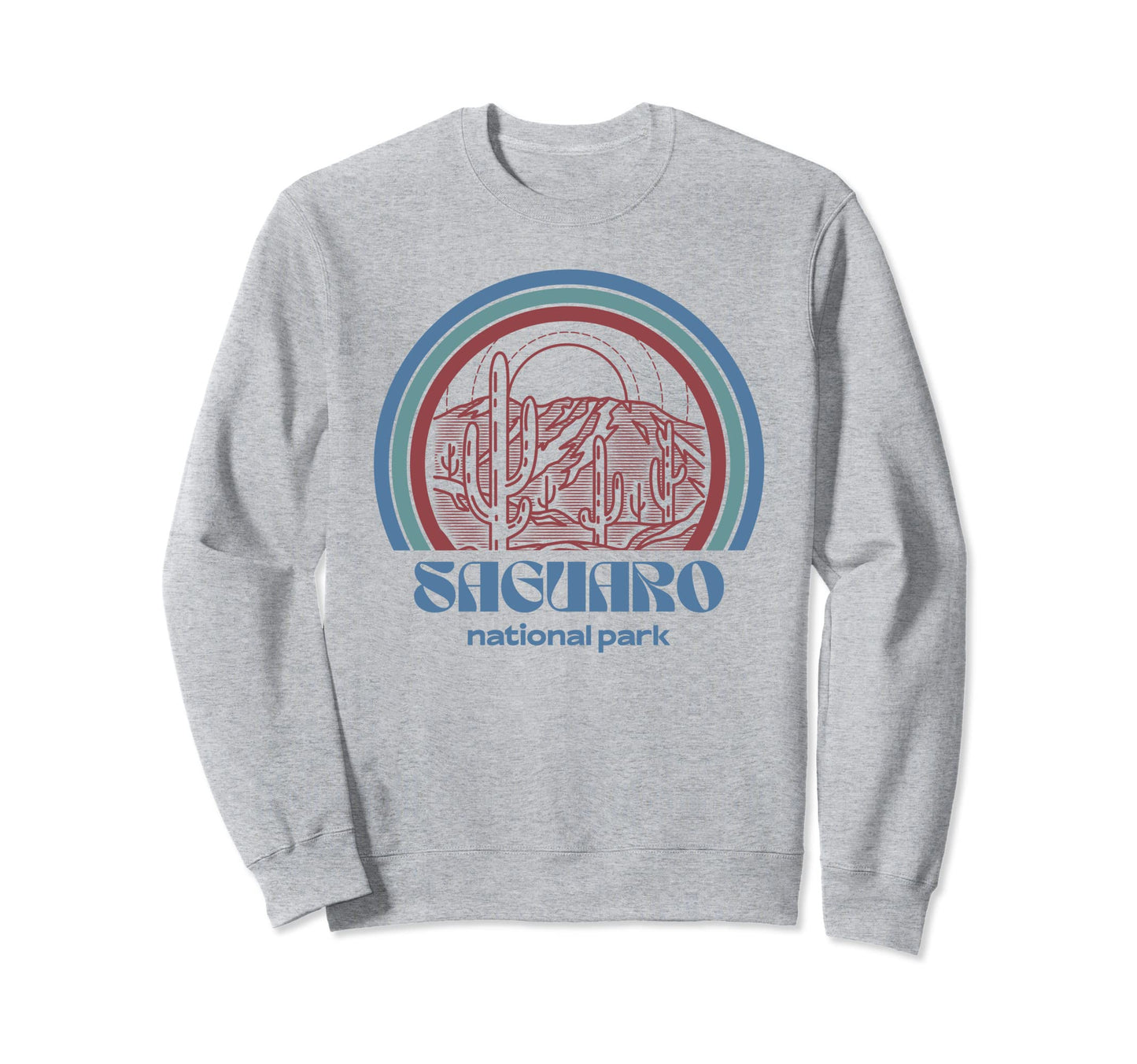 Saguaro National Park Outdoor Sweatshirt - Aesthetic Graphic for Adults - T-Shirt, Sweatshirt, Hoodie