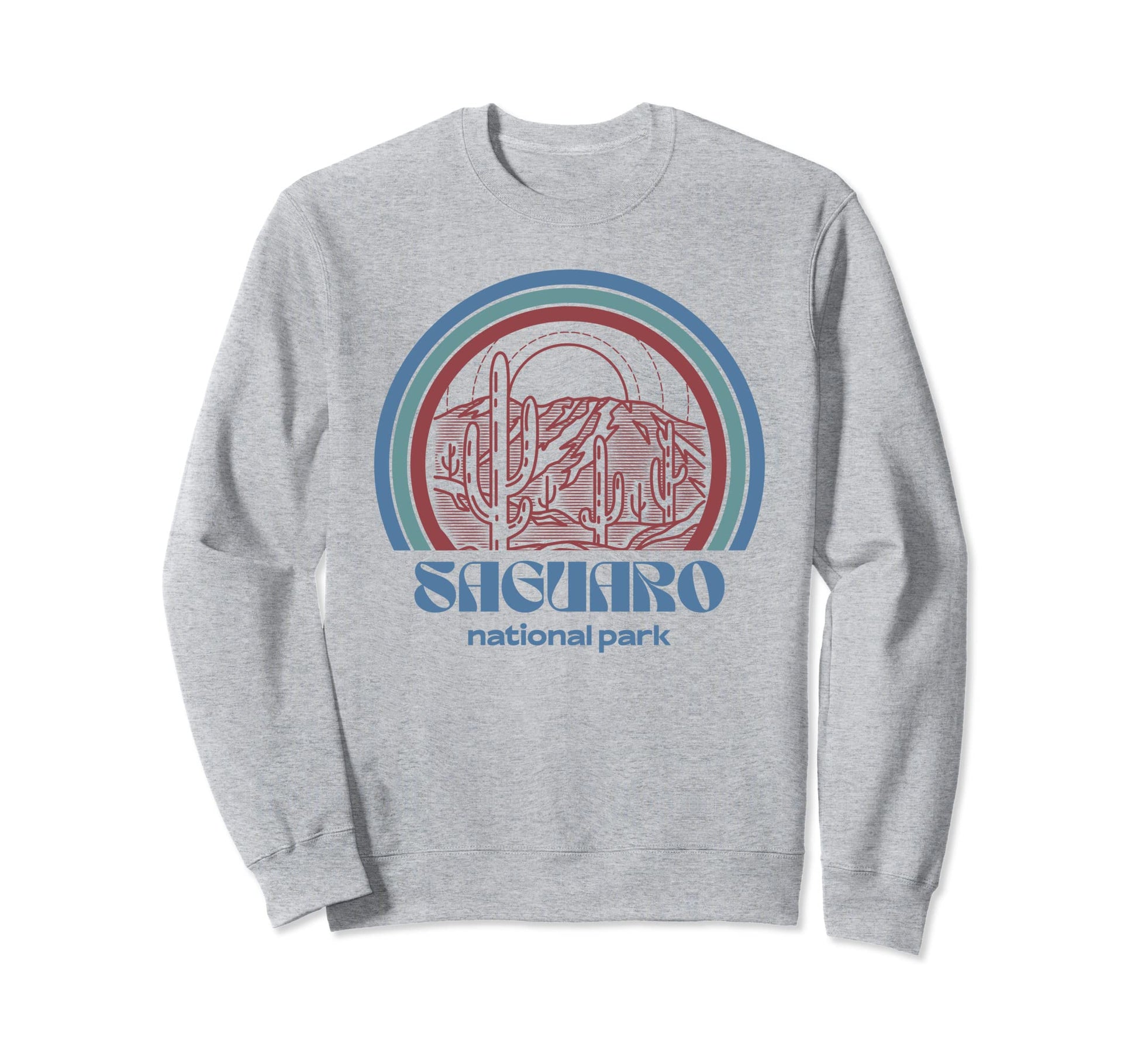Saguaro National Park Outdoor Sweatshirt - Aesthetic Graphic for Adults - T-Shirt, Sweatshirt, Hoodie