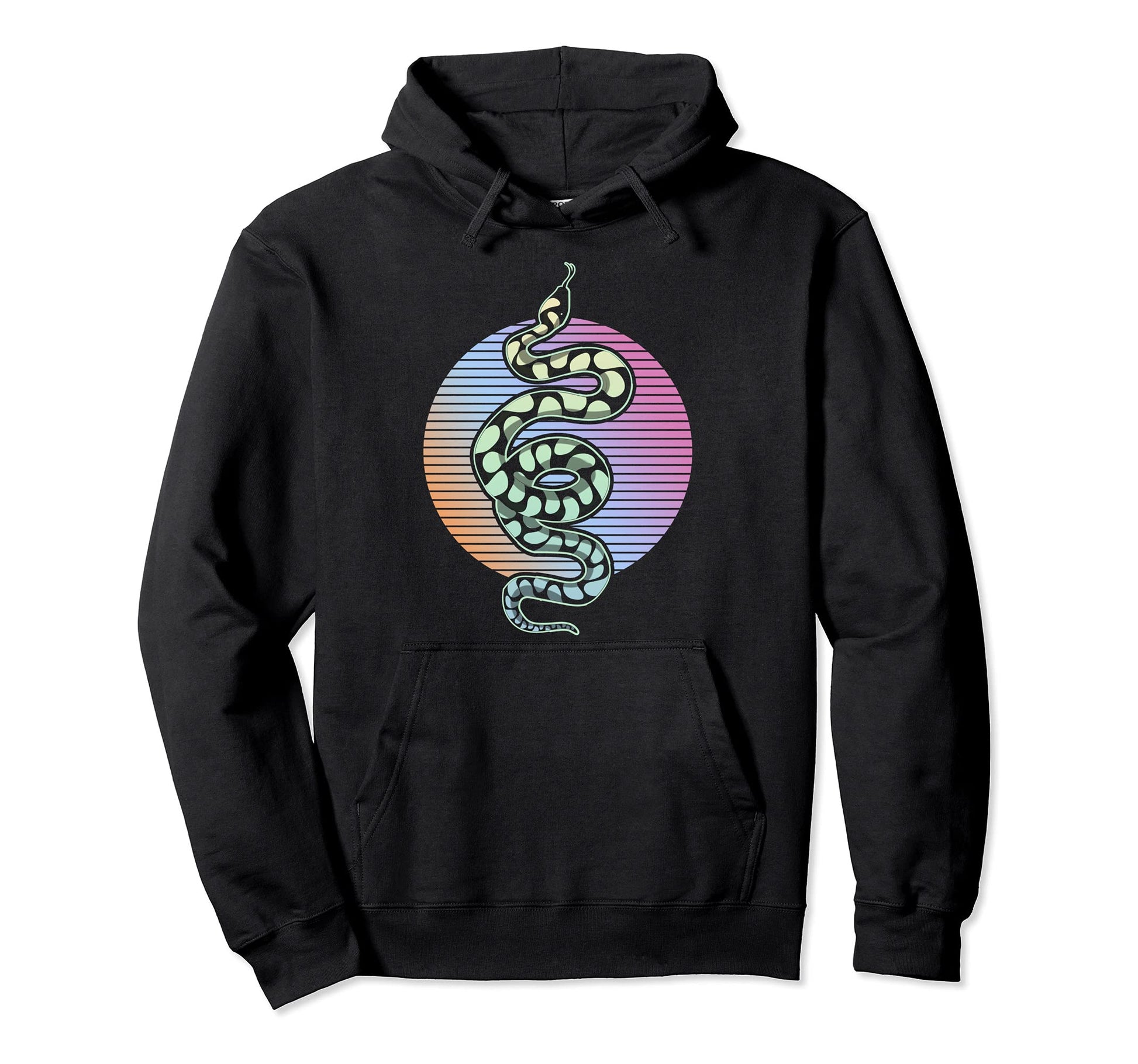 Vaporwave Aesthetic Animal Reptile Pastel Hoodie - Custom Art Print Unisex - T-Shirt, Sweatshirt, Hoodie