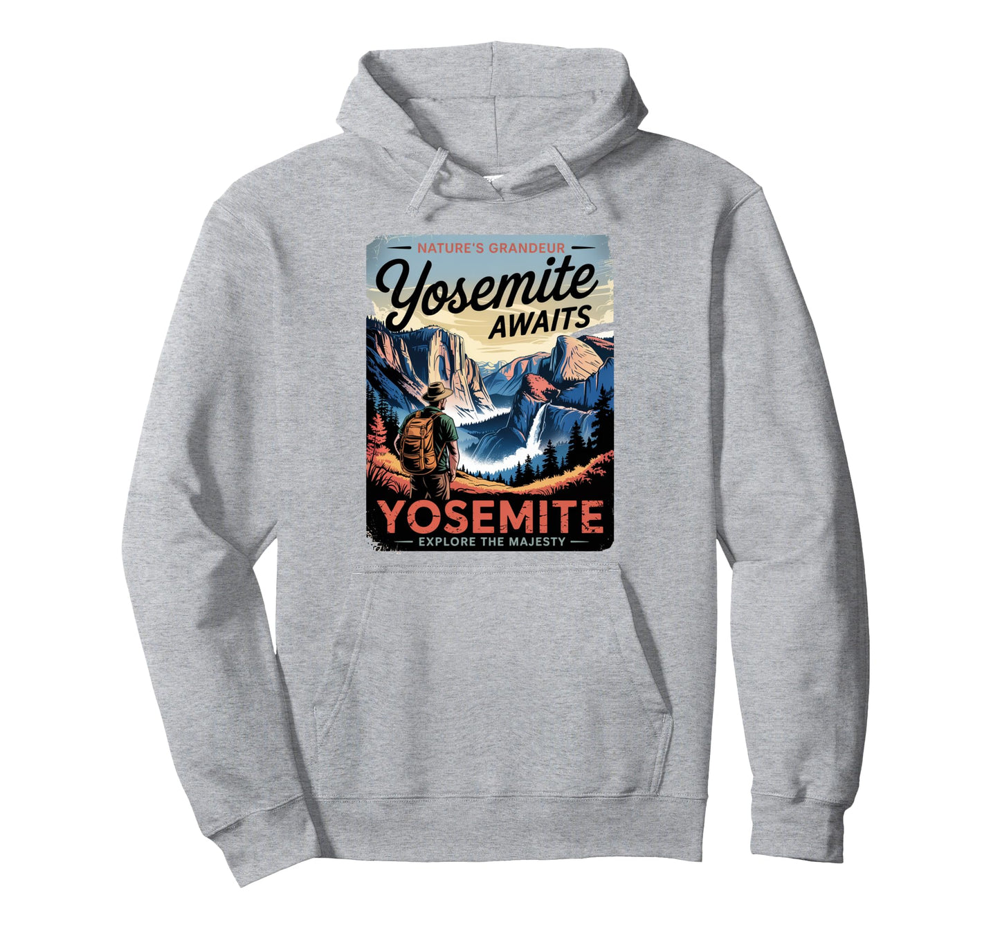 Yosemite Half Dome Yosemite Hoodie - Streetwear Style Unisex - T-Shirt, Sweatshirt, Hoodie