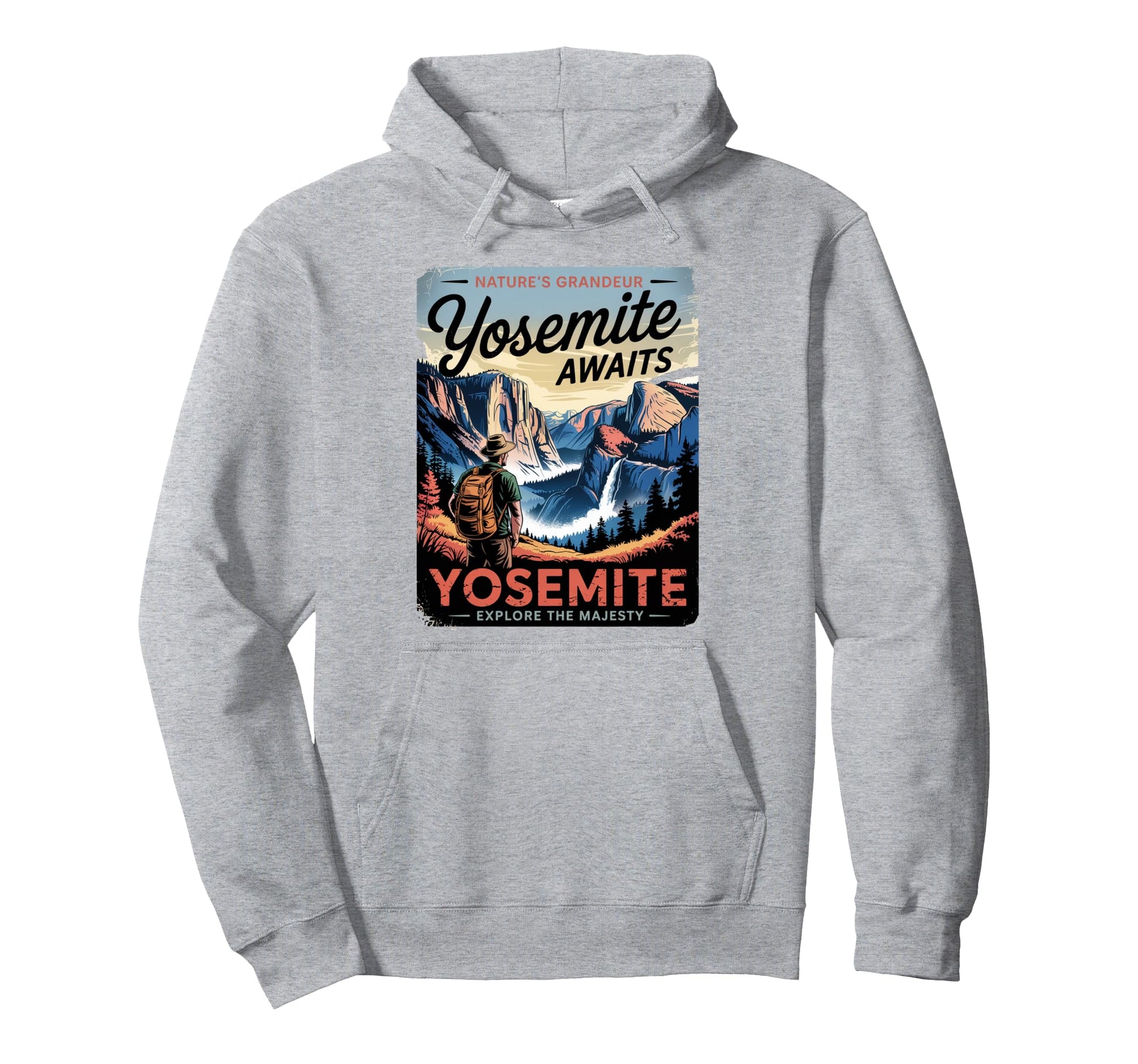 Yosemite Half Dome Yosemite Hoodie - Streetwear Style Unisex - T-Shirt, Sweatshirt, Hoodie