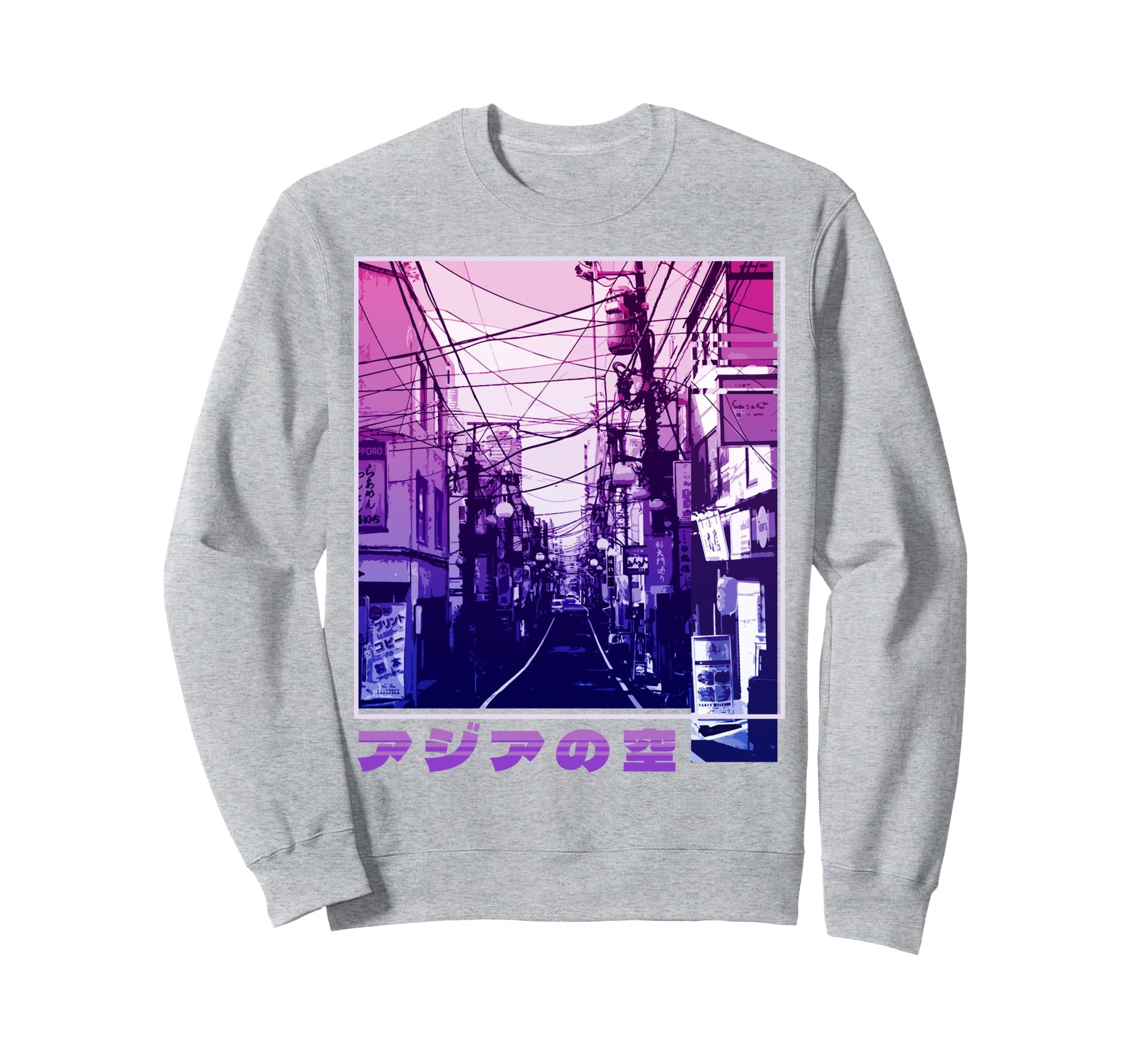 Tokyo Japan Aesthetic Sweatshirt - Casual Everyday Wear Men Women - T-Shirt, Sweatshirt, Hoodie