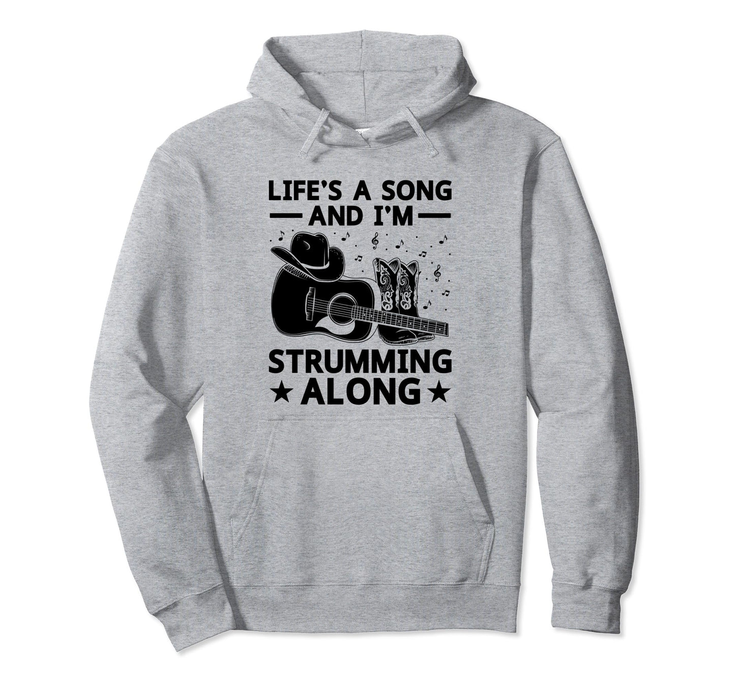 County Music Music Lover Western Hoodie - Minimalist Print Men Women - T-Shirt, Sweatshirt, Hoodie