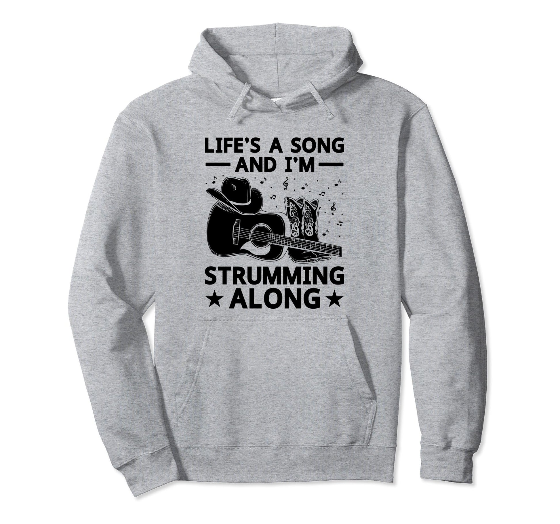 County Music Music Lover Western Hoodie - Minimalist Print Men Women - T-Shirt, Sweatshirt, Hoodie