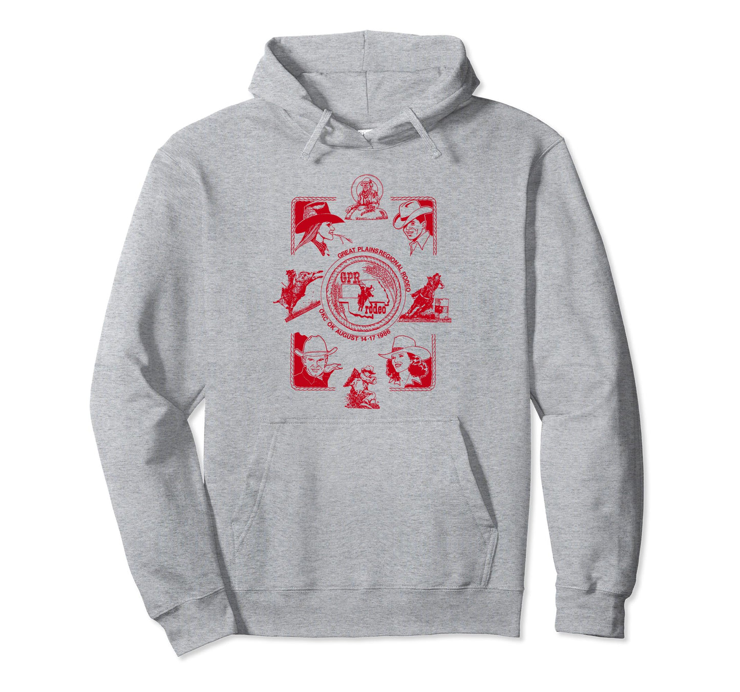 Rodeo Western Cowboy Hoodie - Novelty Apparel for Adults - T-Shirt, Sweatshirt, Hoodie