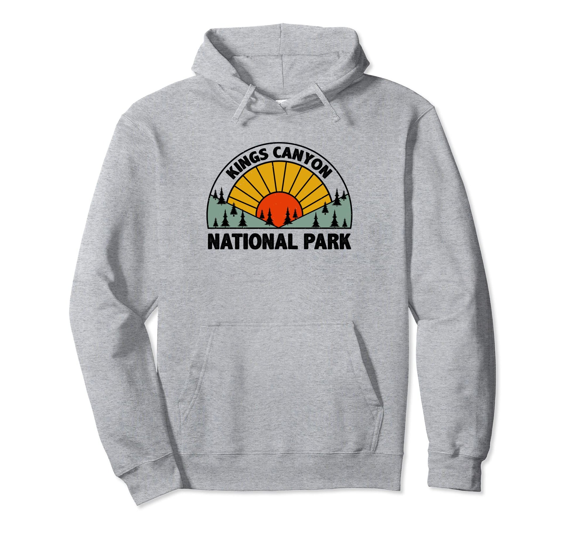 Travel Lovers Kings Canyon National Hoodie - Aesthetic Graphic Men Women - T-Shirt, Sweatshirt, Hoodie