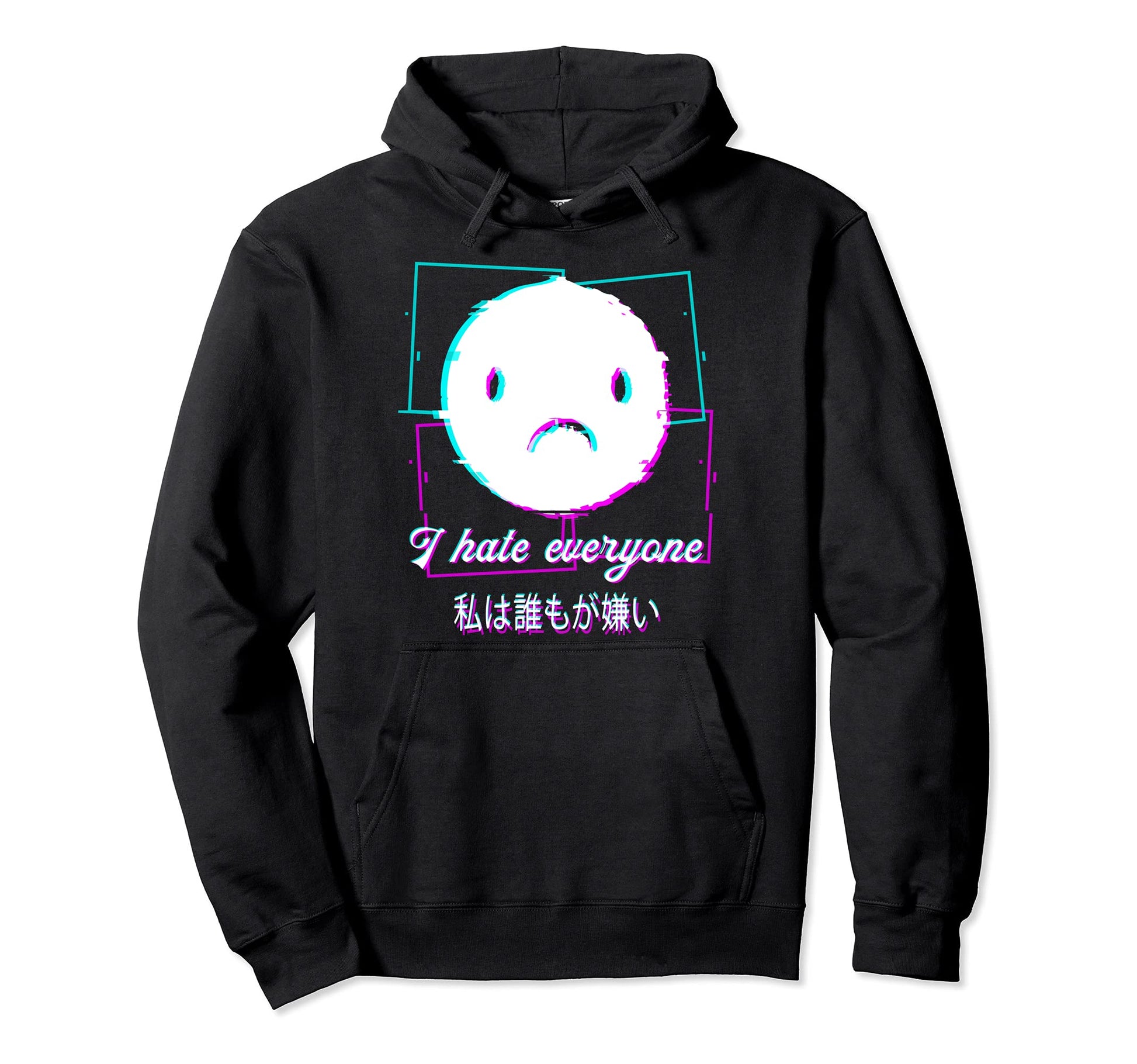 I Hate Everyone Aesthetic Hoodie - Casual Everyday Wear for Adults - T-Shirt, Sweatshirt, Hoodie