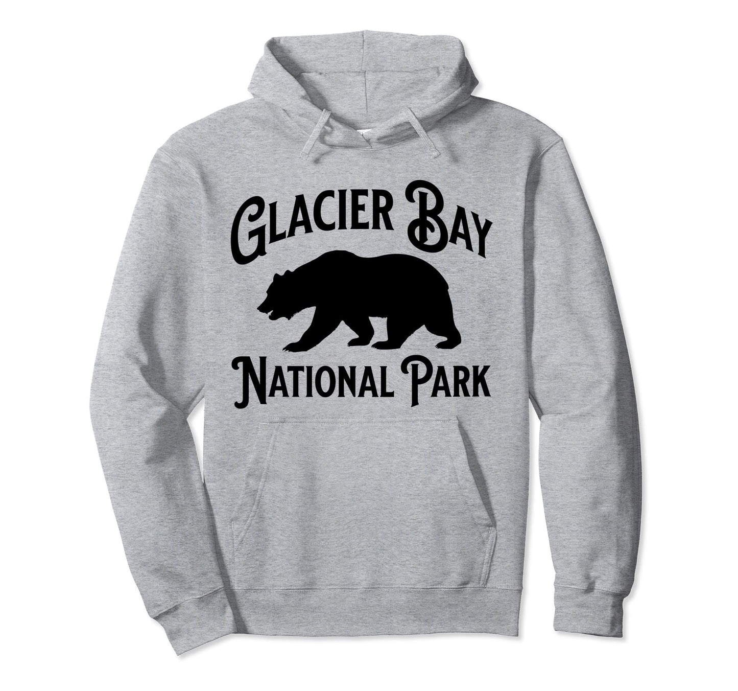 Glacier Bay National Park Alaska Bear Hoodie - Custom Art Print for Adults - T-Shirt, Sweatshirt, Hoodie