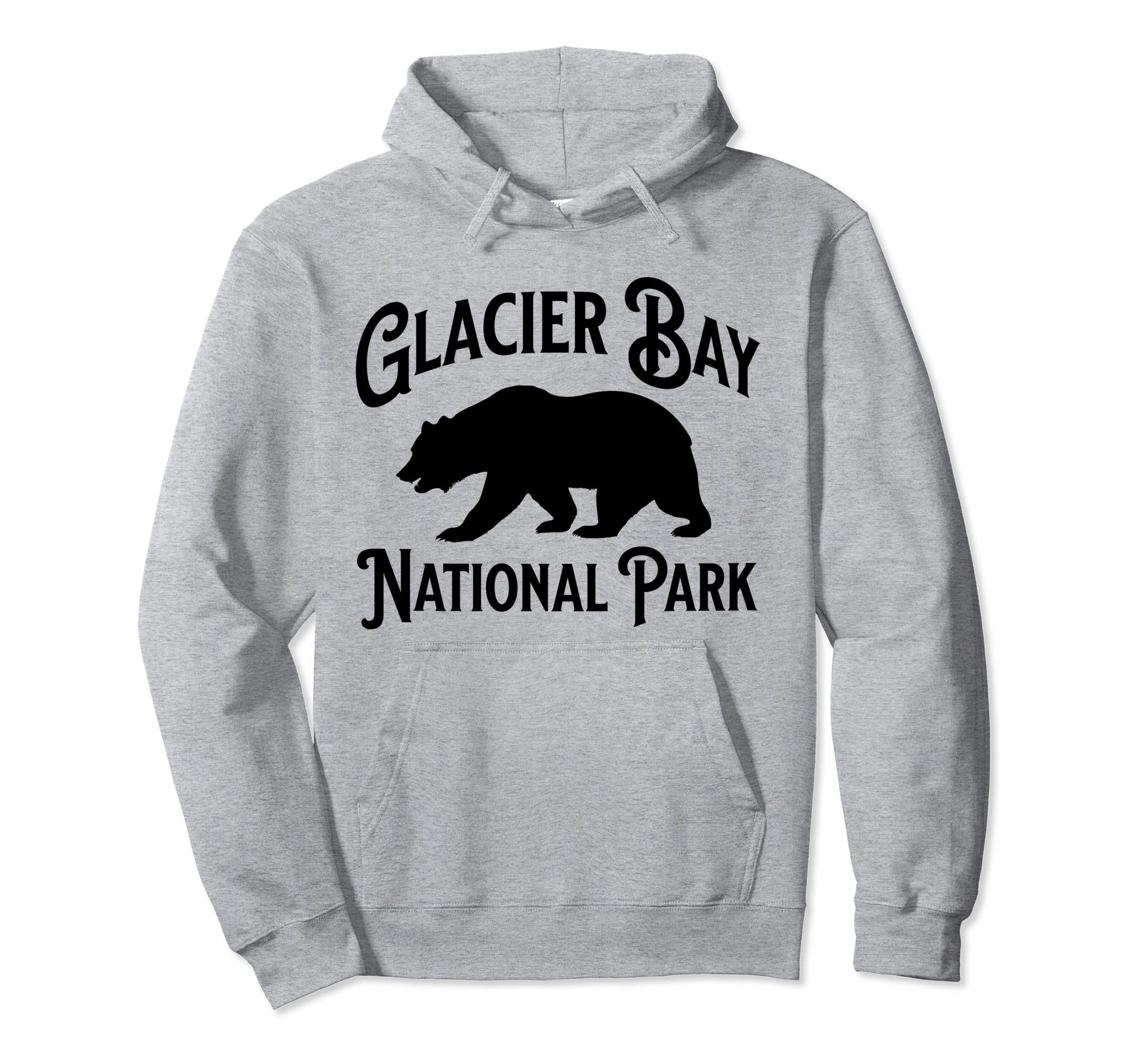 Glacier Bay National Park Alaska Bear Hoodie - Custom Art Print for Adults - T-Shirt, Sweatshirt, Hoodie