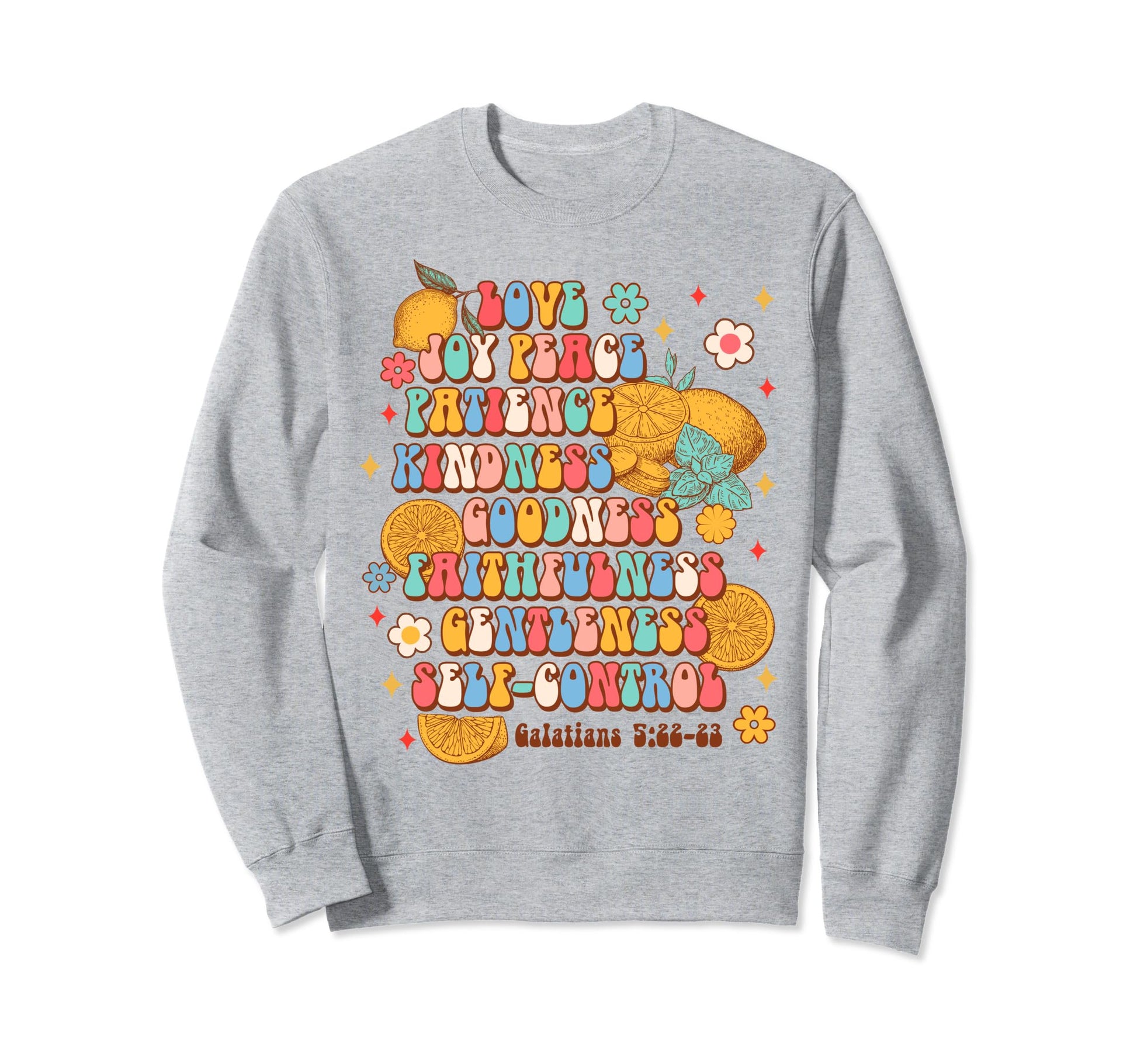Christian Faith Jesus God Loves Joy Sweatshirt - Unique Graphic Men Women - T-Shirt, Sweatshirt, Hoodie