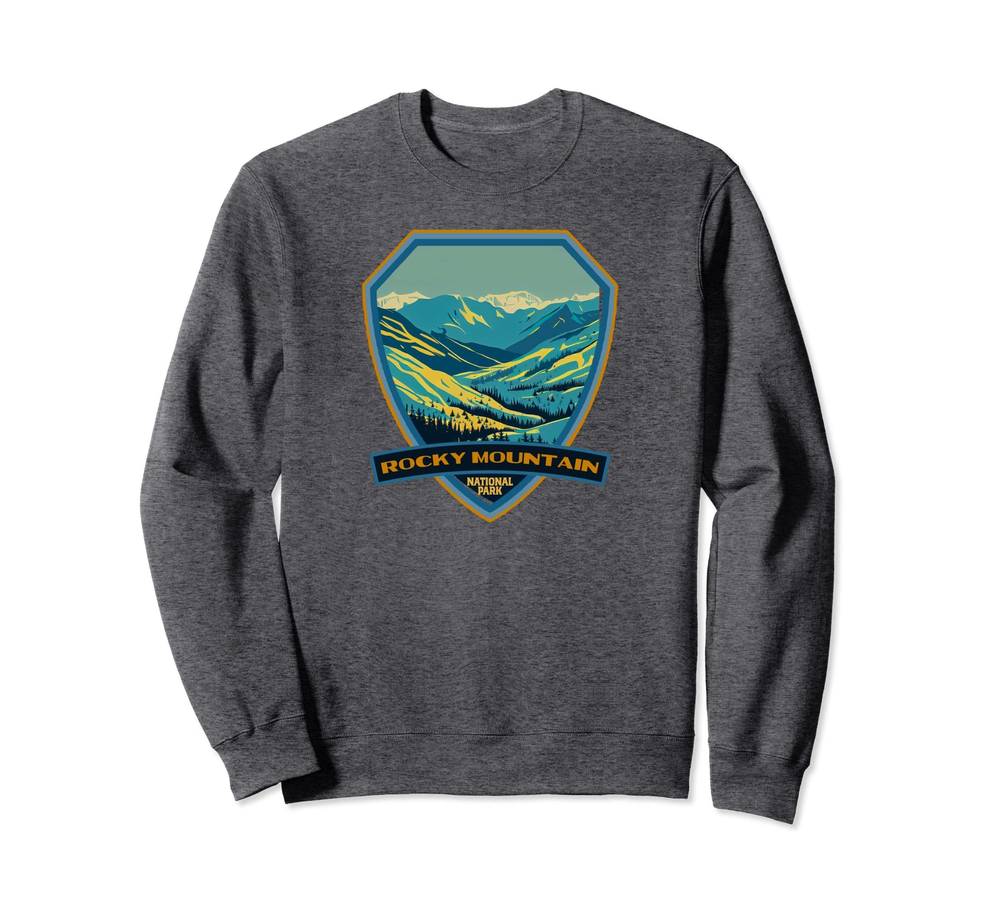 Rocky Mountain National Park Wpa Sweatshirt - Graphic Print for Adults - T-Shirt, Sweatshirt, Hoodie
