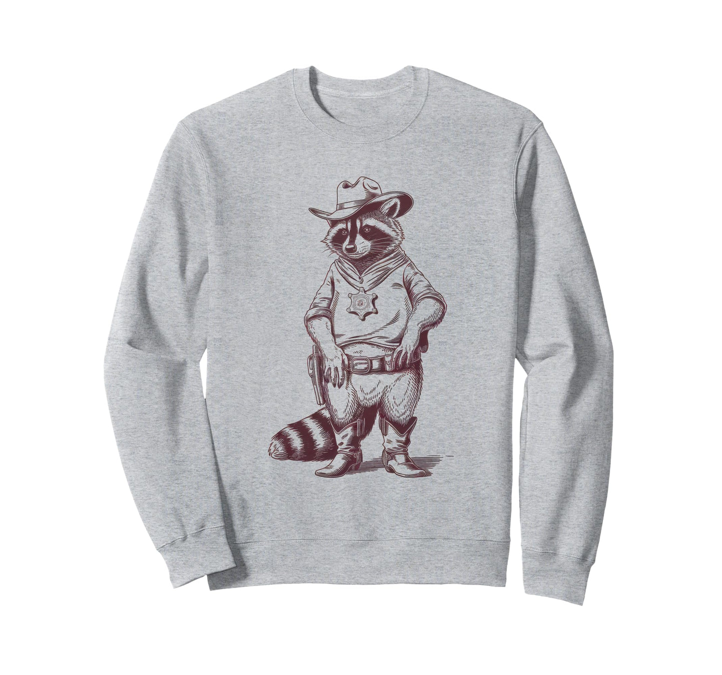 Raccoon 90S Country Music Western Sweatshirt - Aesthetic Graphic Men Women - T-Shirt, Sweatshirt, Hoodie