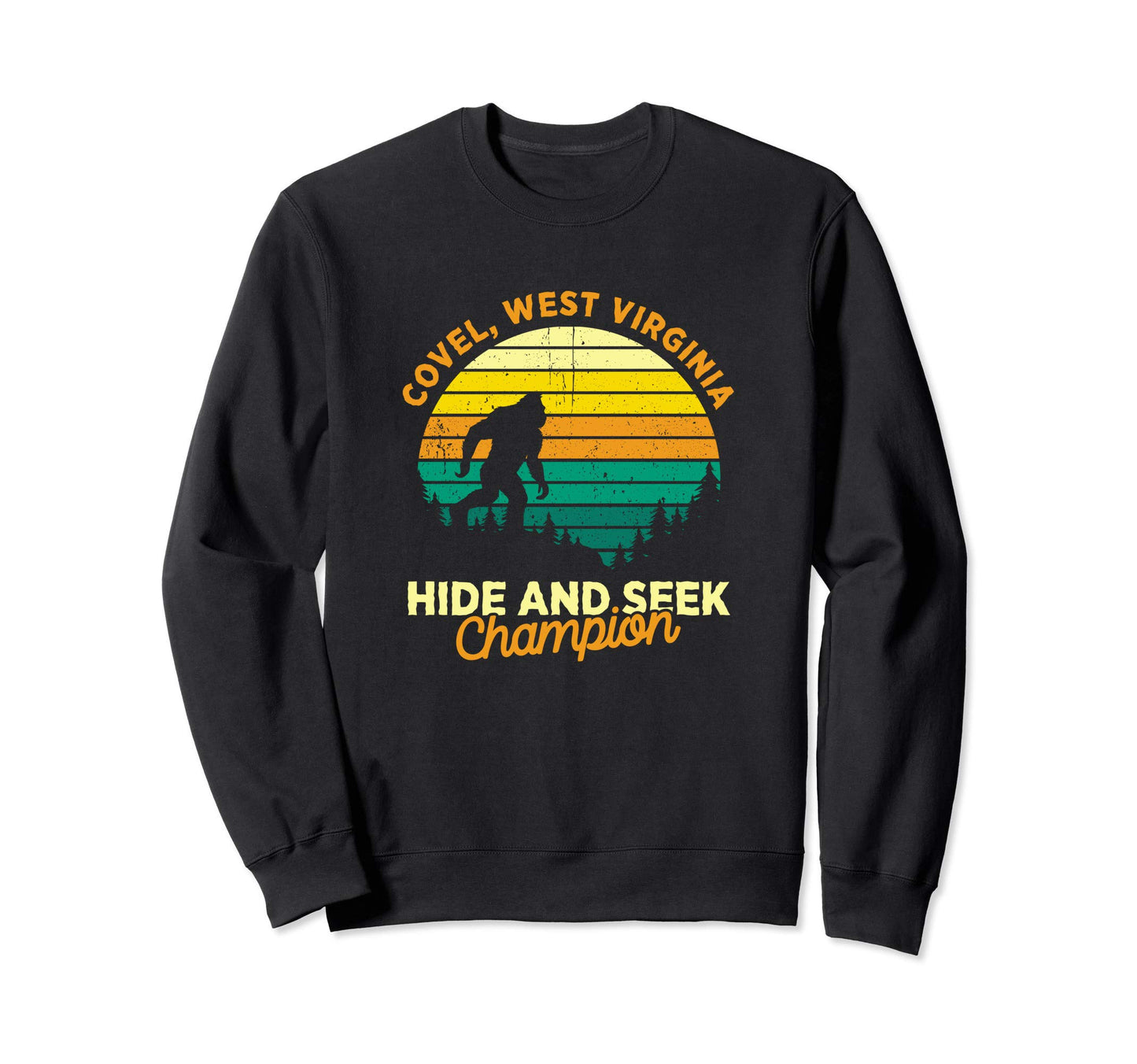 Covel West Virginia Big Foot Sweatshirt - Novelty Apparel Men Women - T-Shirt, Sweatshirt, Hoodie