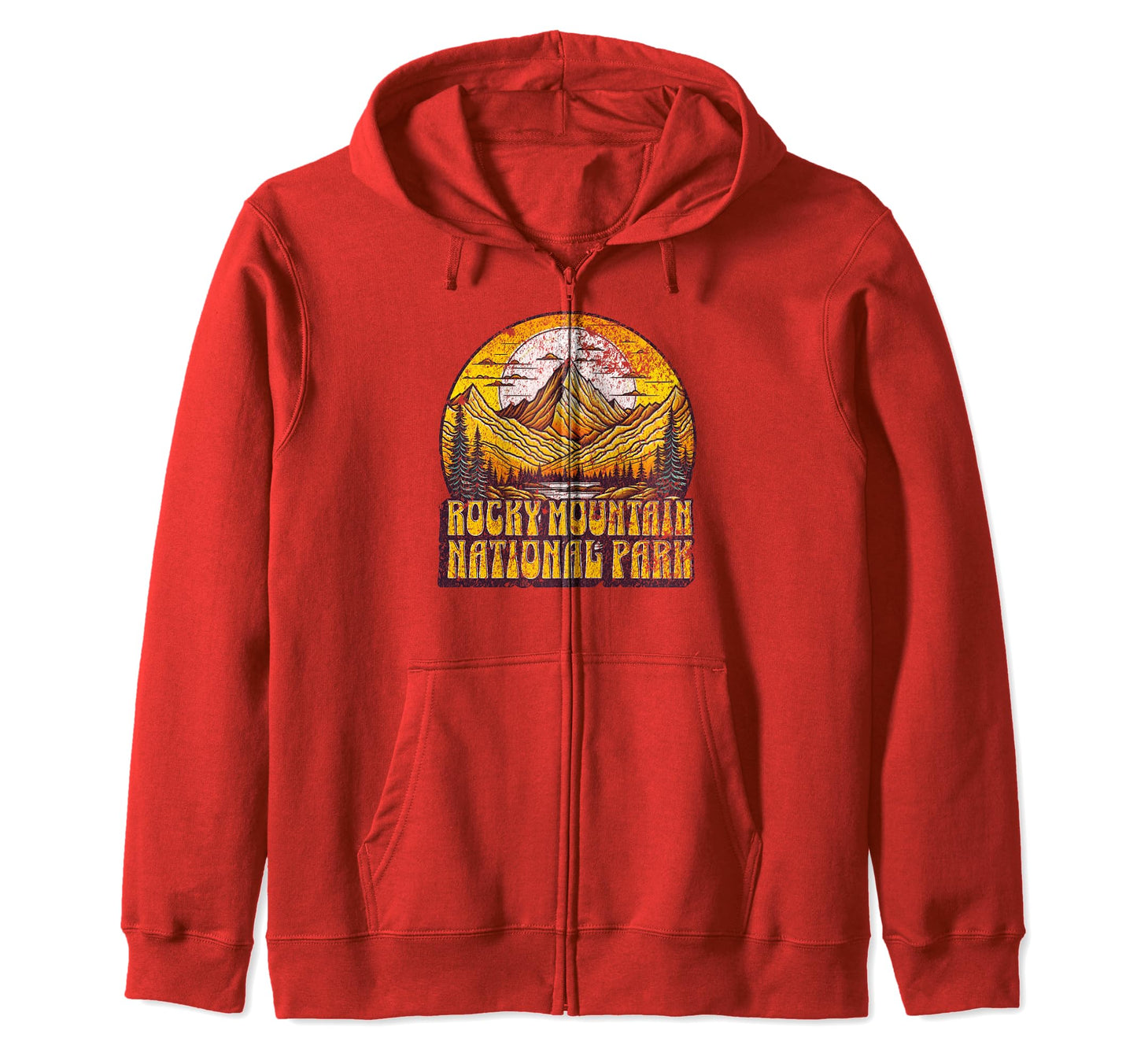 Rocky Mountain National Park Sweatshirt - Fun Novelty Design Men Women - T-Shirt, Sweatshirt, Hoodie