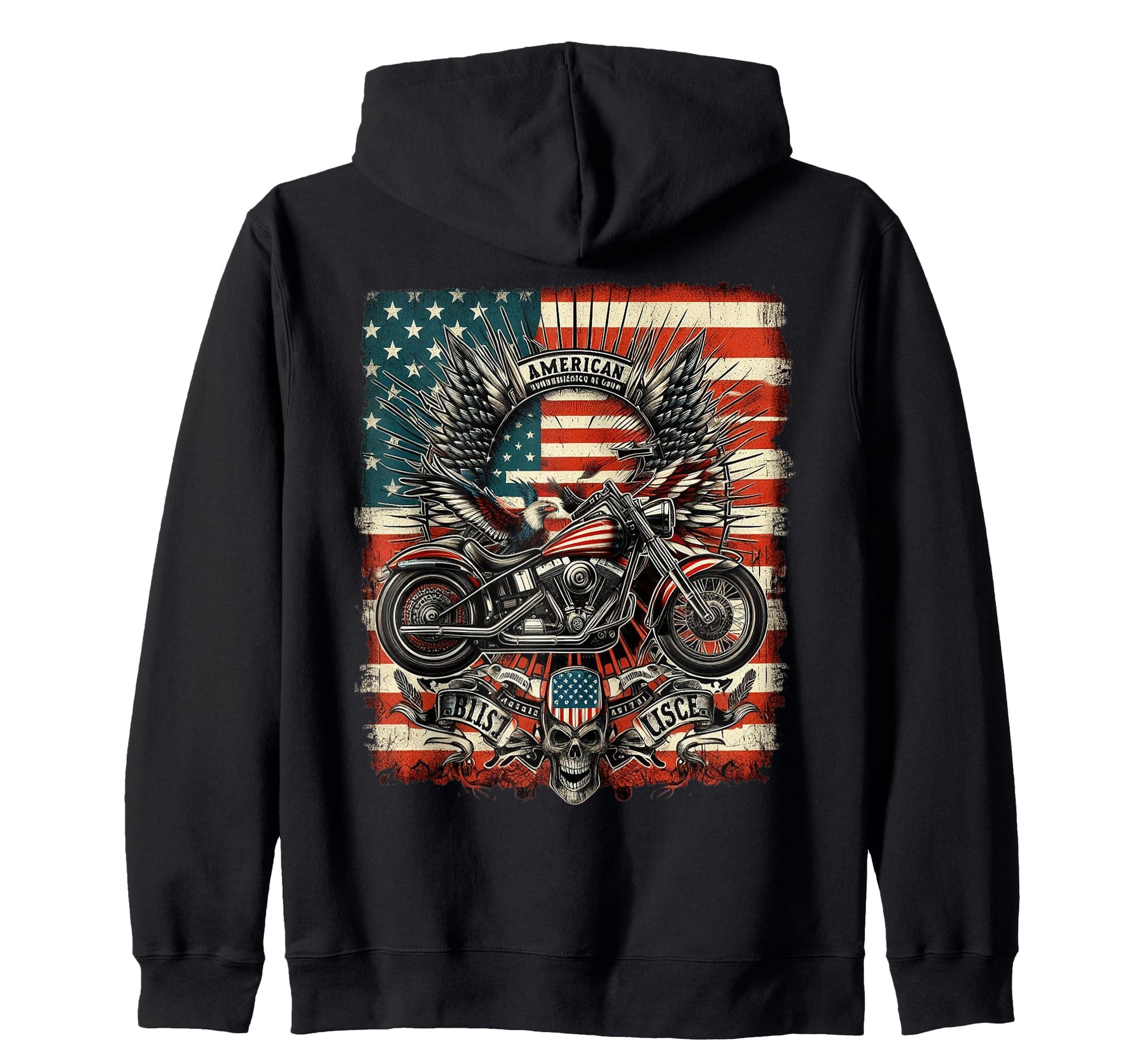 Ts Shop American Usa Flag Sweatshirt - Streetwear Style for Adults - T-Shirt, Sweatshirt, Hoodie