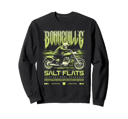 Bonneville Salt Flats Motorcycle Sweatshirt - Casual Everyday Wear Unisex - T-Shirt, Sweatshirt, Hoodie