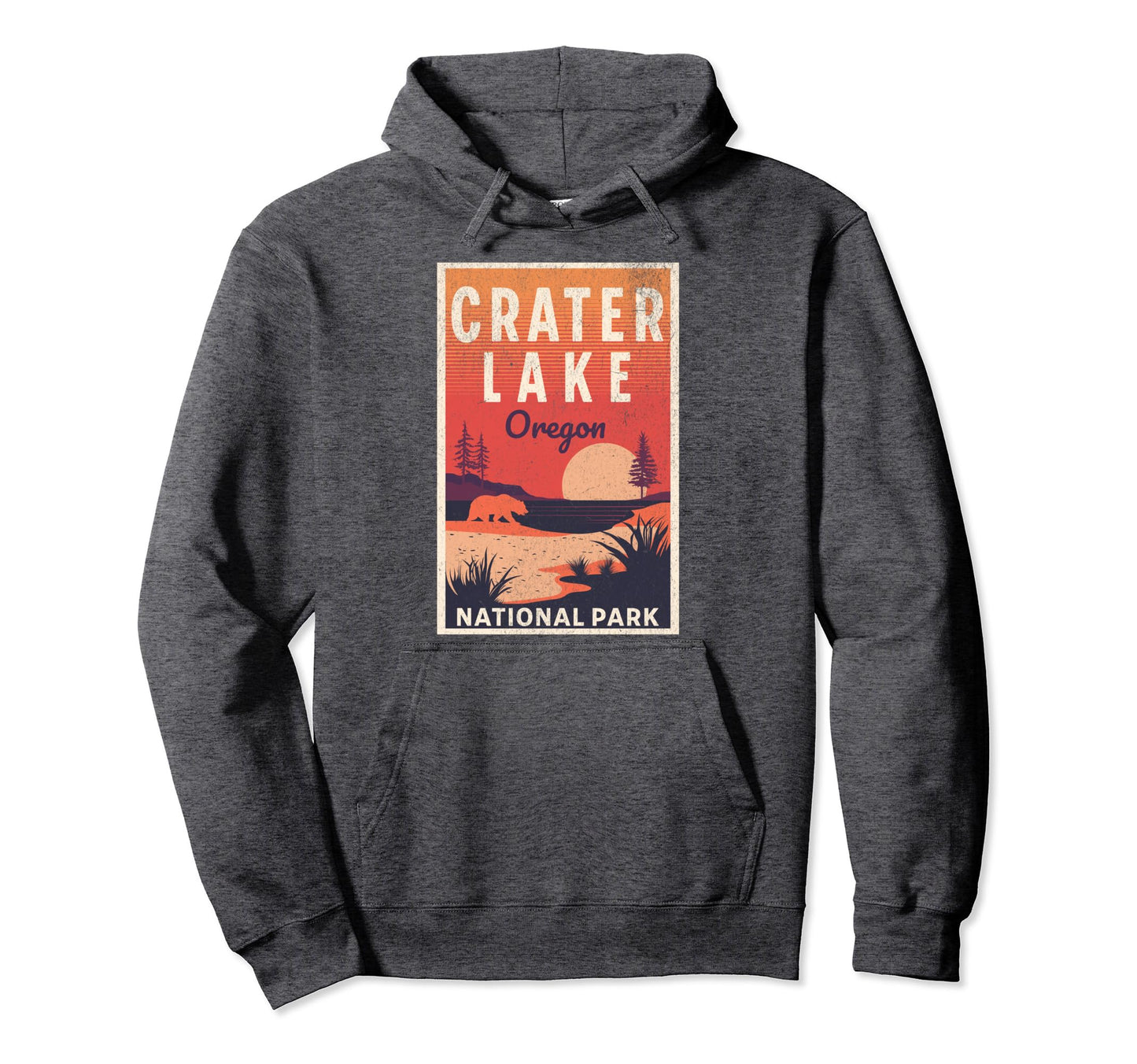 Crater Lake National Park Oregon Usa Outdoor Hoodie - Trendy Graphic Unisex - T-Shirt, Sweatshirt, Hoodie