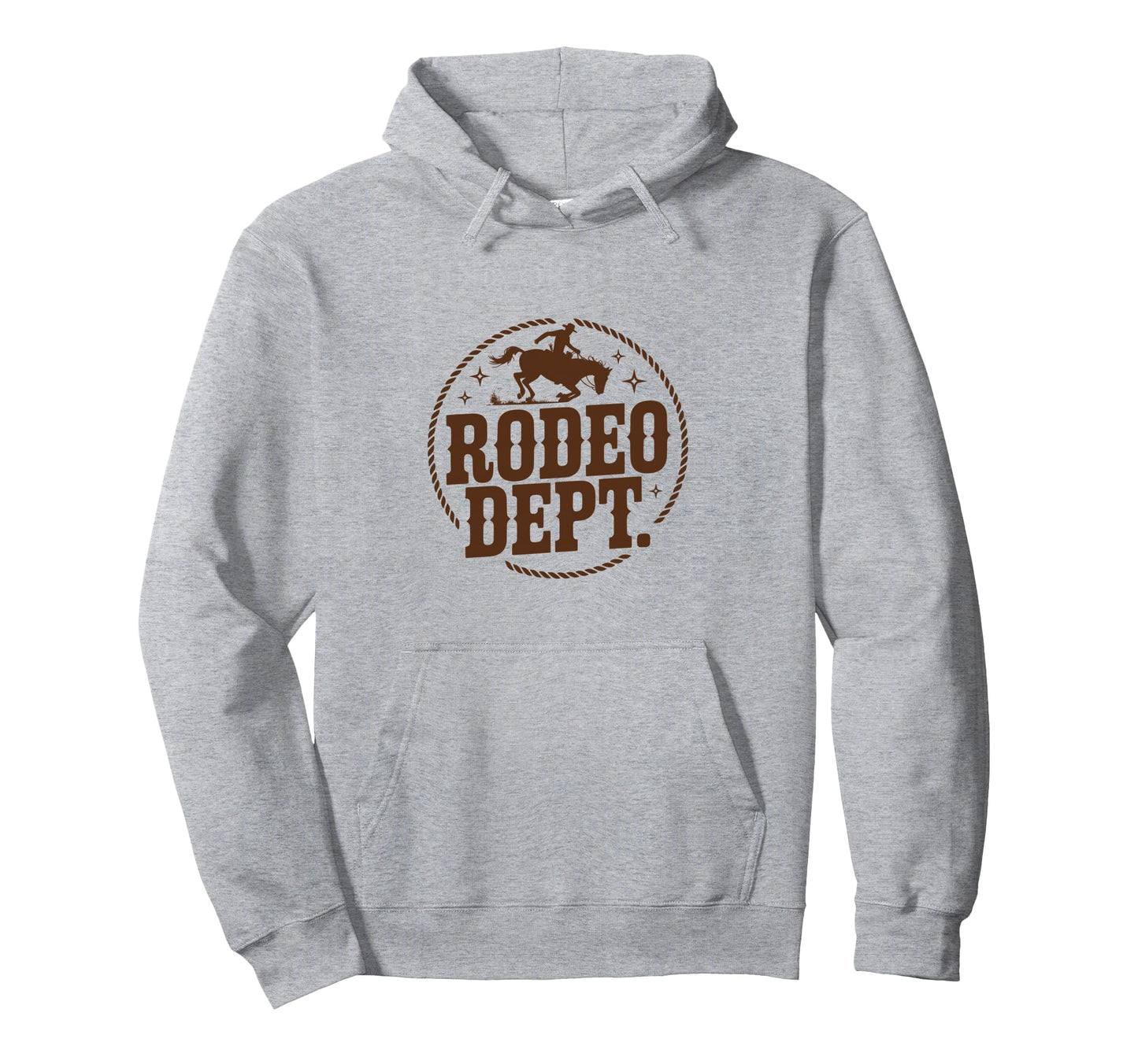 Rodeo Dept Western Rodeo Badge Hoodie - Custom Art Print Men Women - T-Shirt, Sweatshirt, Hoodie
