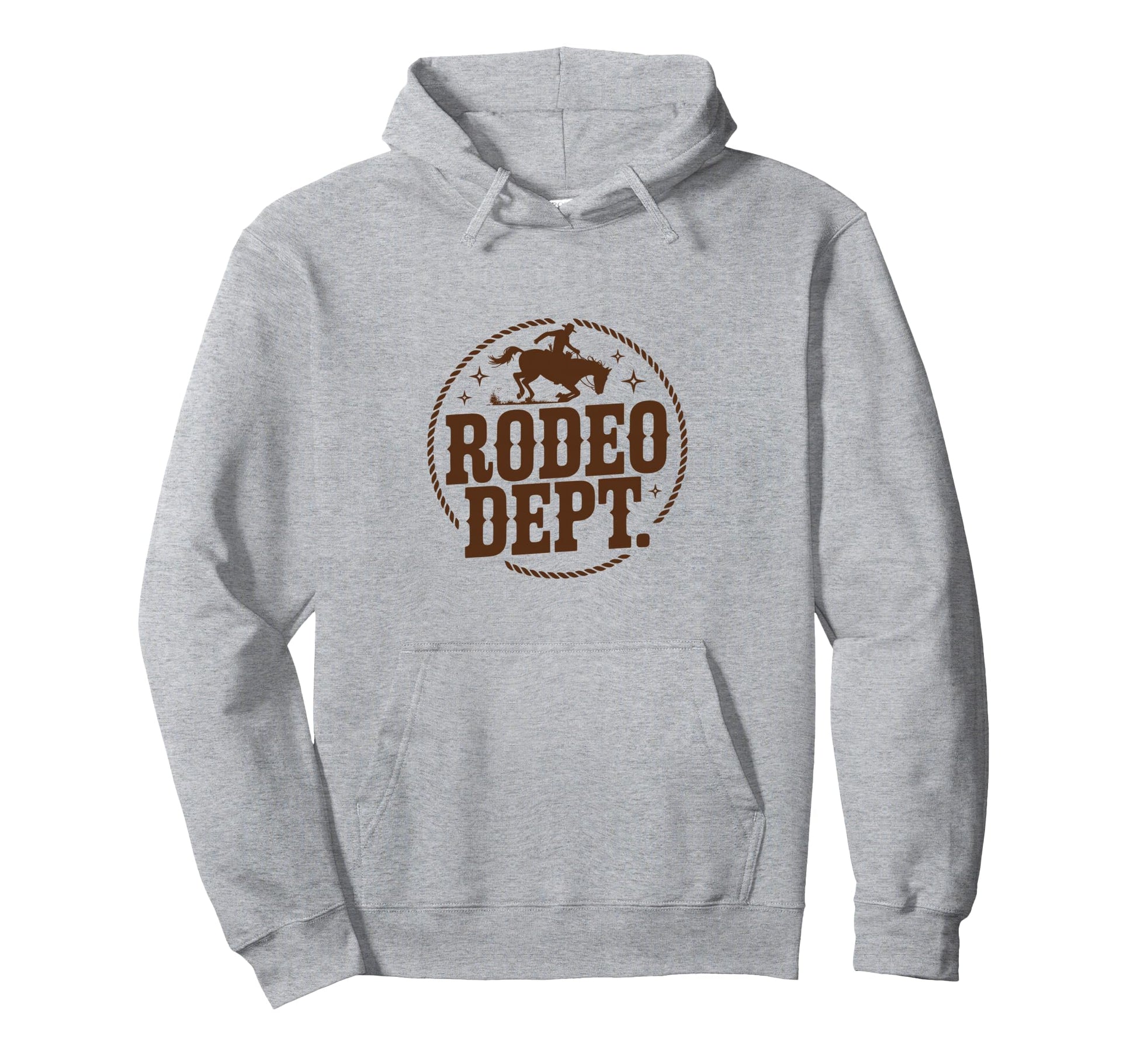 Rodeo Dept Western Rodeo Badge Hoodie - Custom Art Print Men Women - T-Shirt, Sweatshirt, Hoodie