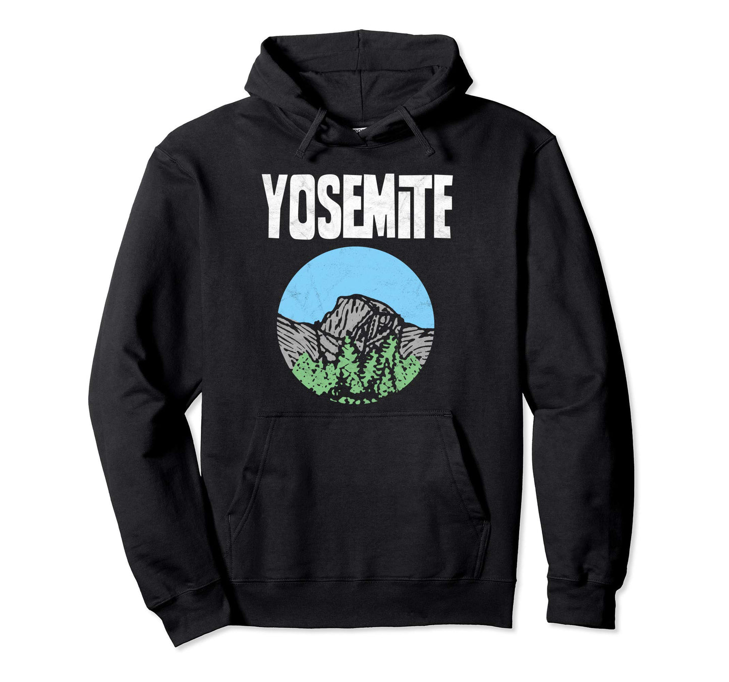 Yosemite National Park Minimalist Hoodie - Unique Graphic Unisex - T-Shirt, Sweatshirt, Hoodie