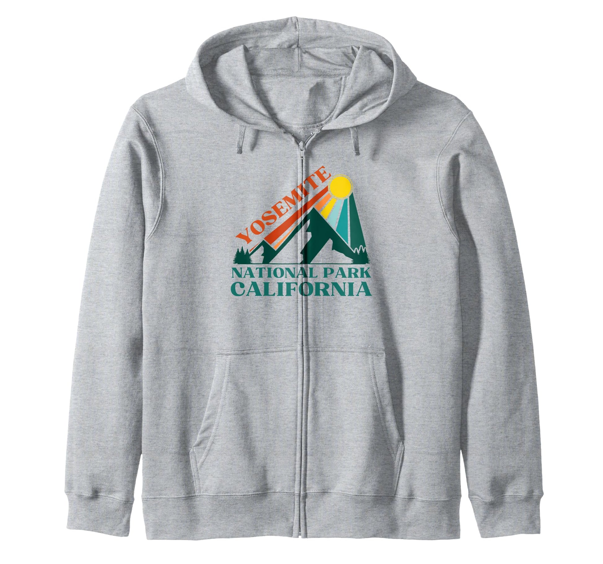 Yosemite National Park California Sweatshirt - Minimalist Print Men Women - T-Shirt, Sweatshirt, Hoodie