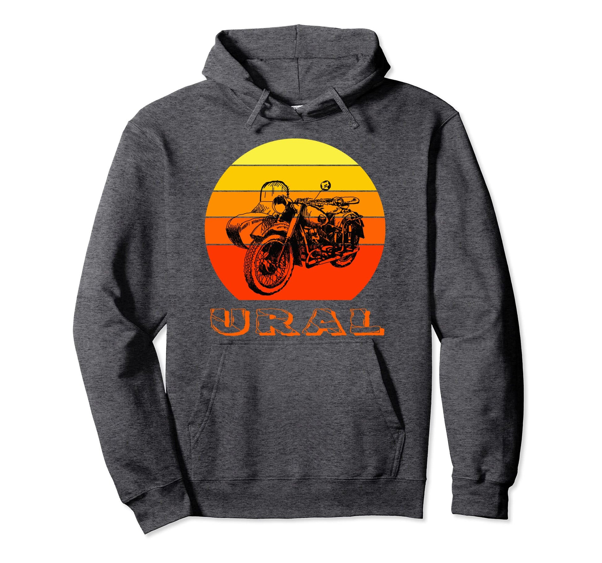 Motorcycle Ural Sidecar Motorbike Hoodie - Unique Graphic Men Women - T-Shirt, Sweatshirt, Hoodie