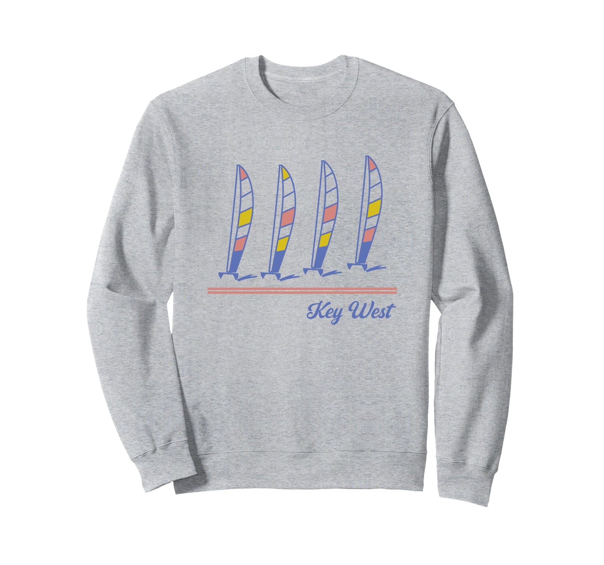 Key West Florida Windsurfing Sweatshirt - Casual Everyday Wear for Adults - T-Shirt, Sweatshirt, Hoodie