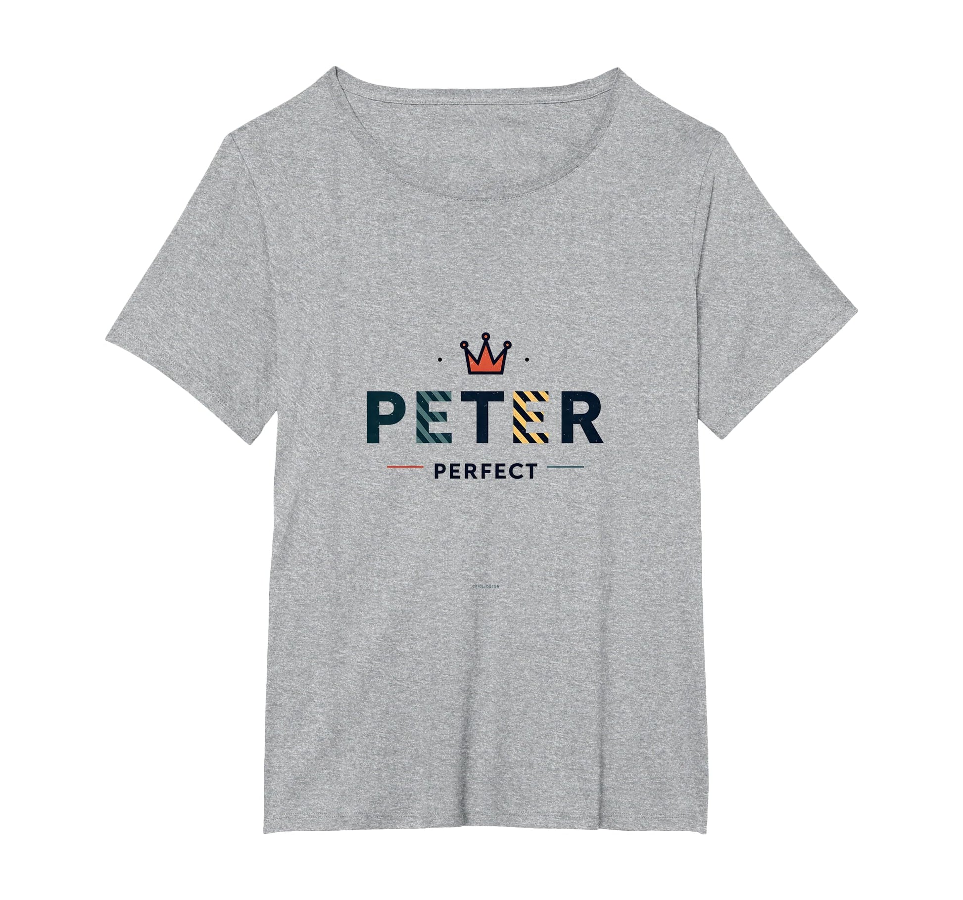 Peter Peter Royal Crown Typography Art T-Shirt - Trendy Graphic Men Women - T-Shirt, Sweatshirt, Hoodie