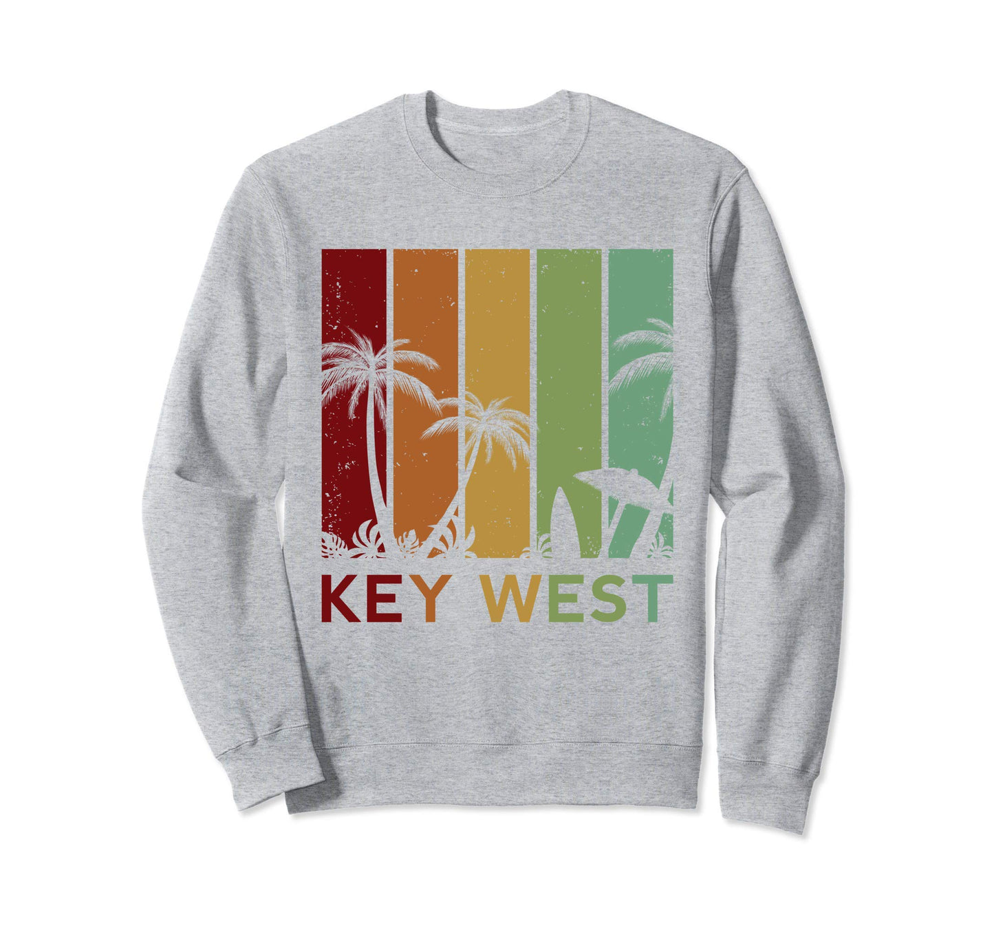 Key West Florida Keys Tropical Sweatshirt - Aesthetic Graphic for Adults - T-Shirt, Sweatshirt, Hoodie