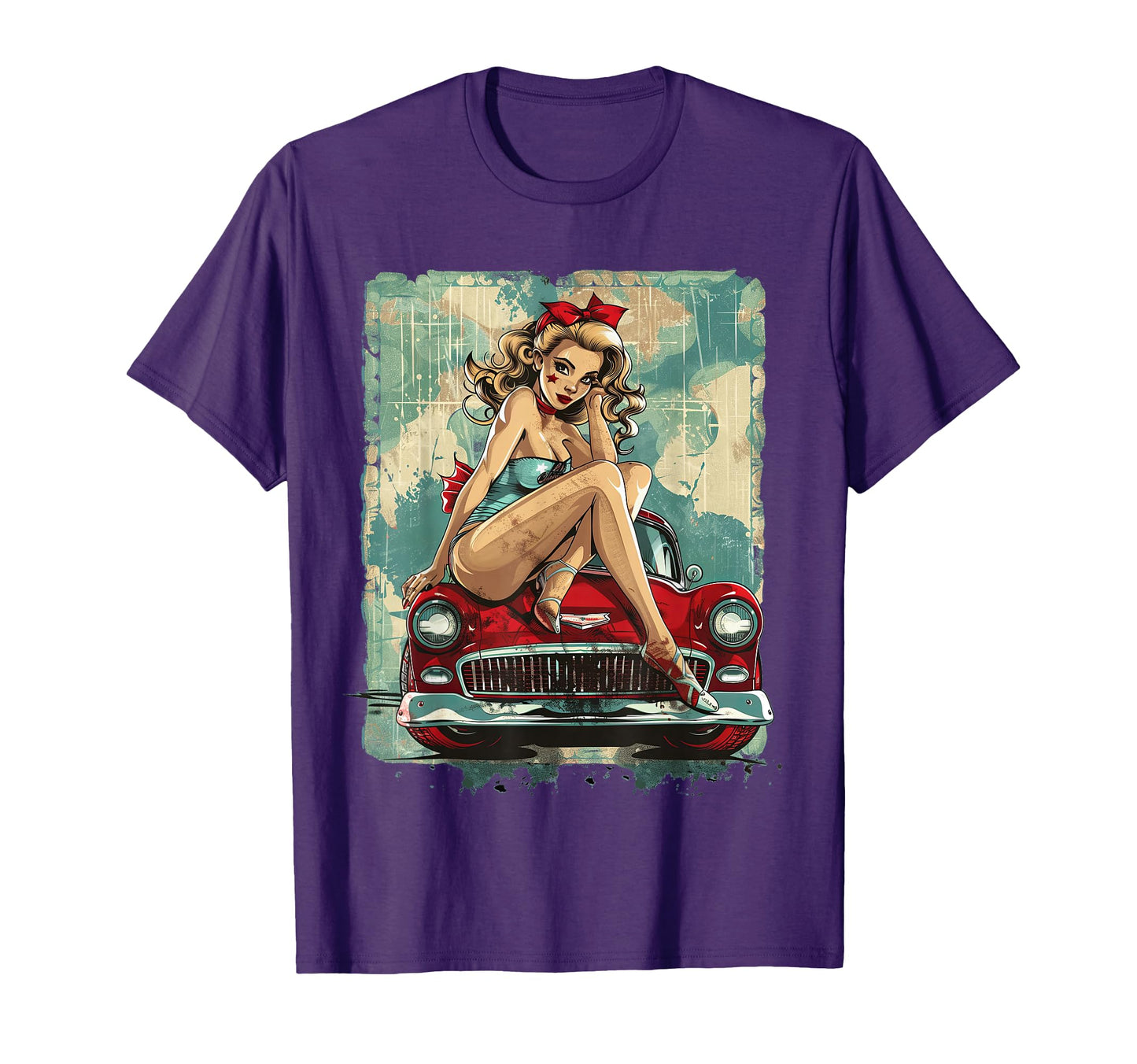 Pinup Pin Up American T-Shirt - Fun Novelty Design Men Women - T-Shirt, Sweatshirt, Hoodie
