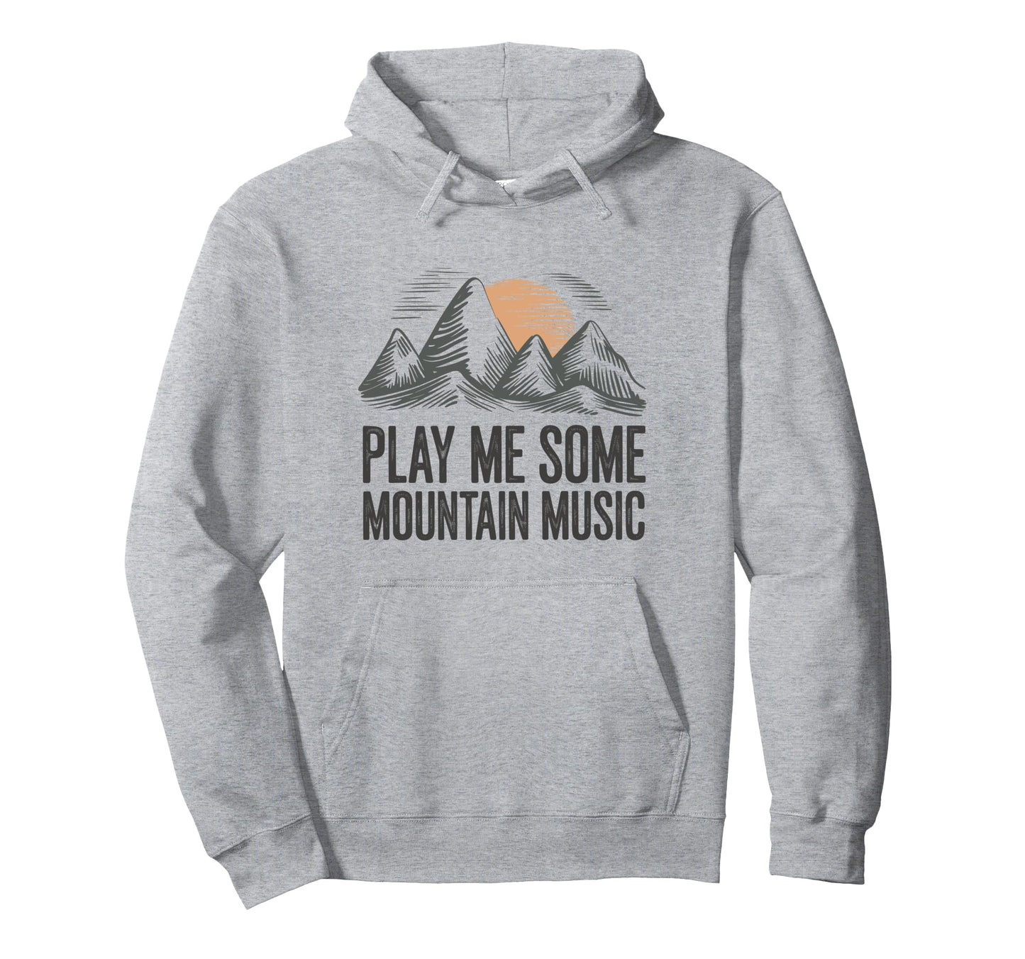 Play Me Some Mountain Music Country Hoodie - Aesthetic Graphic for Adults - T-Shirt, Sweatshirt, Hoodie