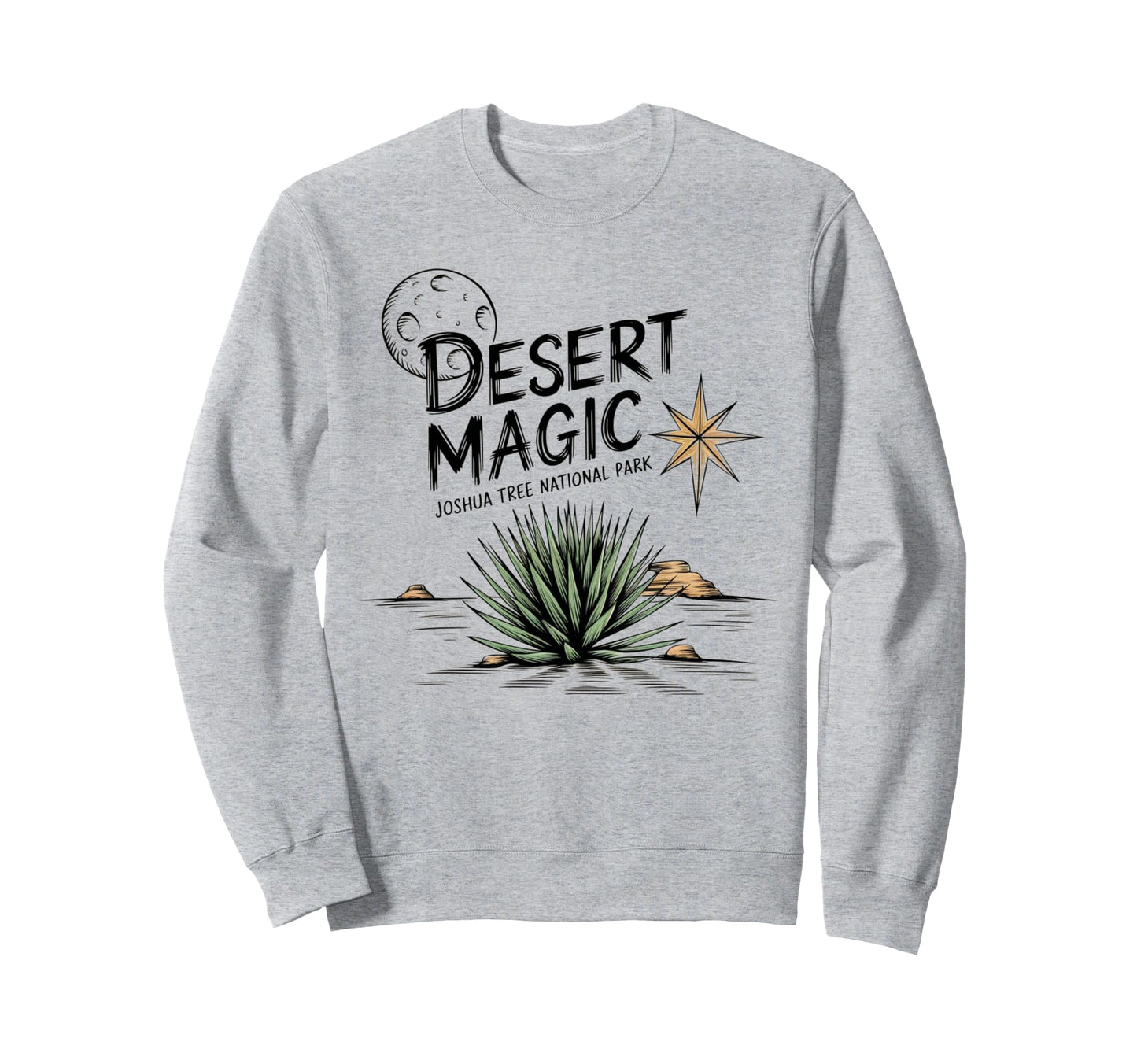 Desert Magic Joshua Tree National Park Sweatshirt - Novelty Apparel Unisex - T-Shirt, Sweatshirt, Hoodie