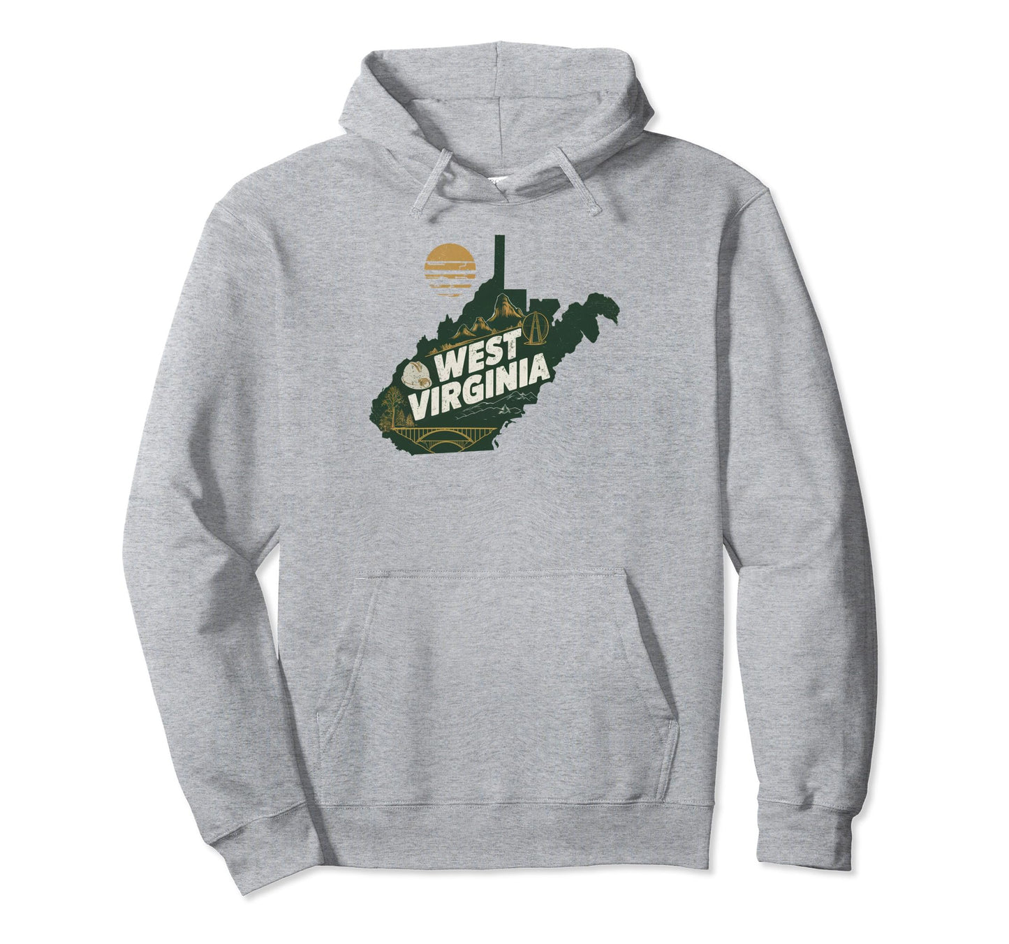 West Virginia Gift West Virginia Hoodie - Streetwear Style for Adults - T-Shirt, Sweatshirt, Hoodie