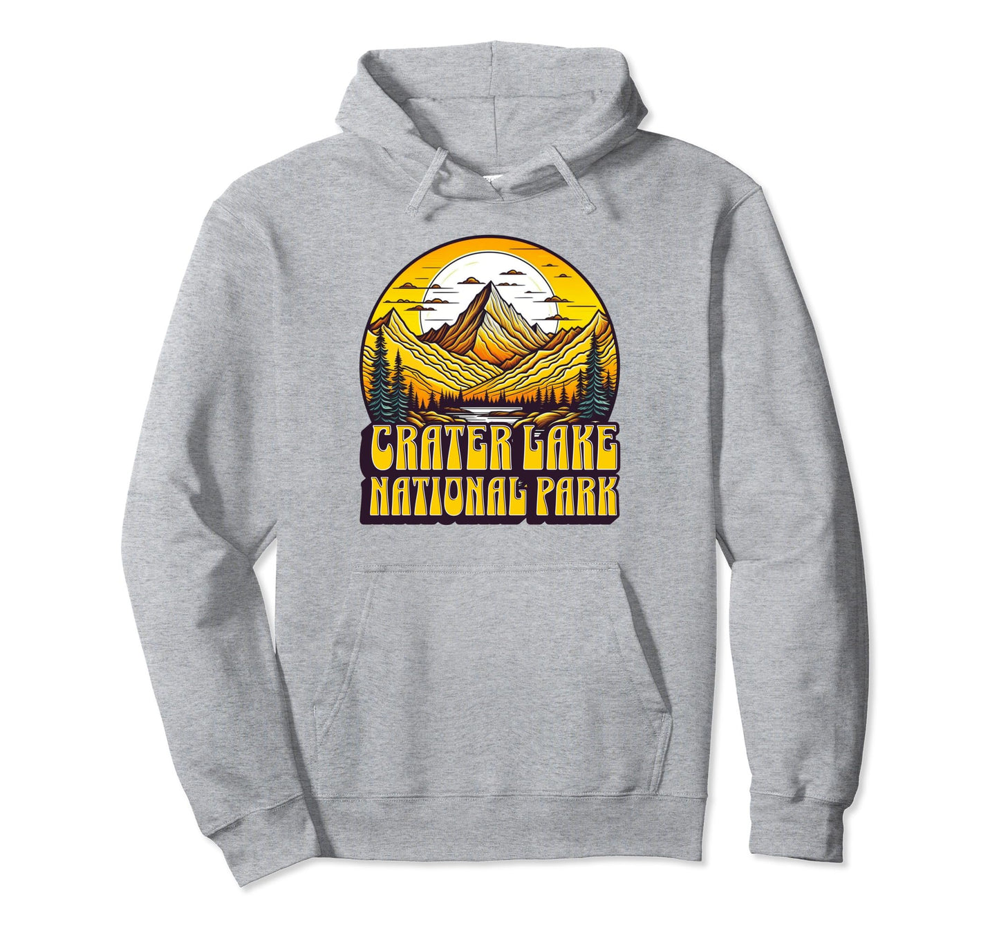 Crater Lake National Park Oregon Usa T-Shirt - Minimalist Print Unisex - T-Shirt, Sweatshirt, Hoodie