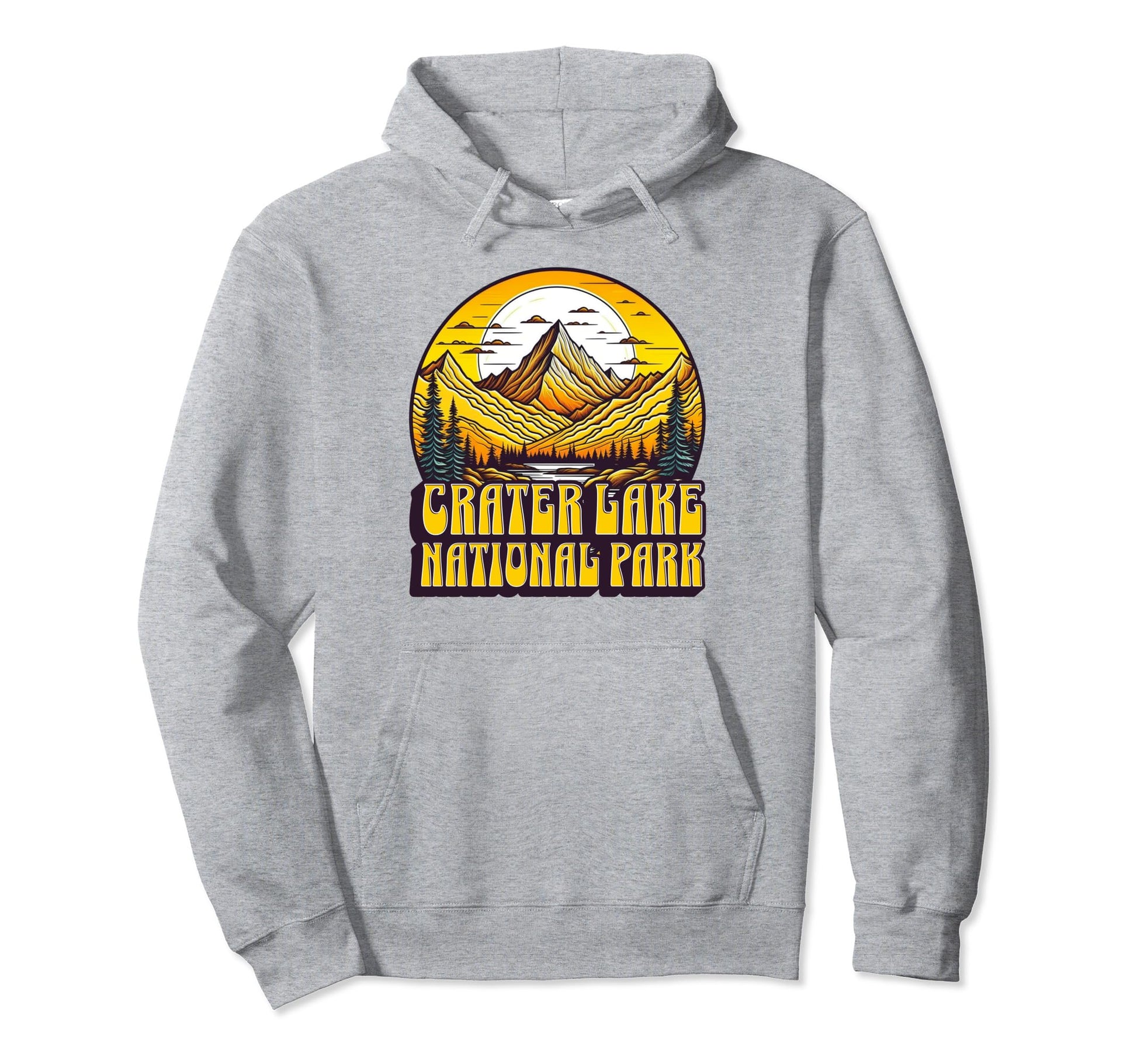 Crater Lake National Park Oregon Usa T-Shirt - Minimalist Print Unisex - T-Shirt, Sweatshirt, Hoodie